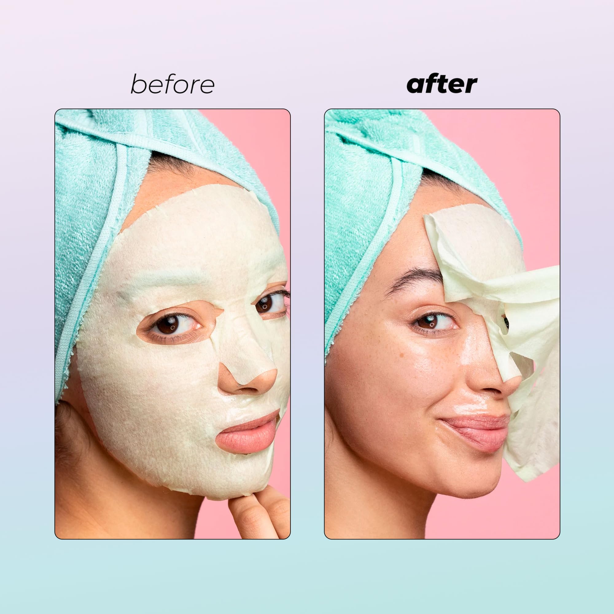 Vitamasques Korean Face Mask Set, 7-Pack Juicy Collection - Vitamasques