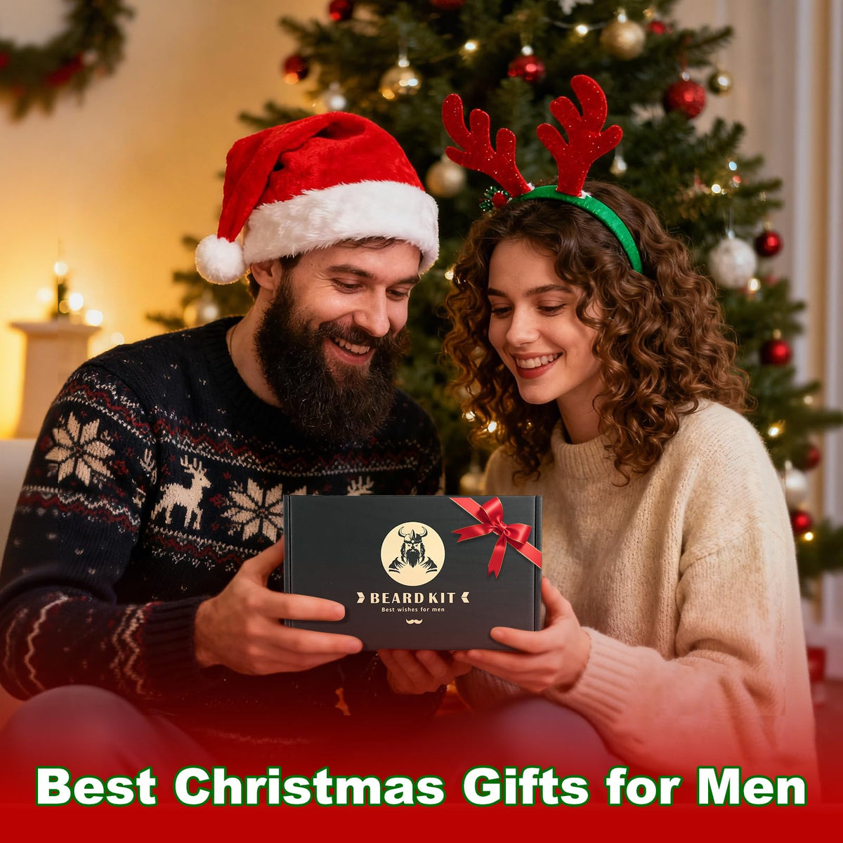 Beard Kit Gifts for Men 10 Pcs Cool Fathers Day Birthday - EXREIZST Official Imagery - 7
