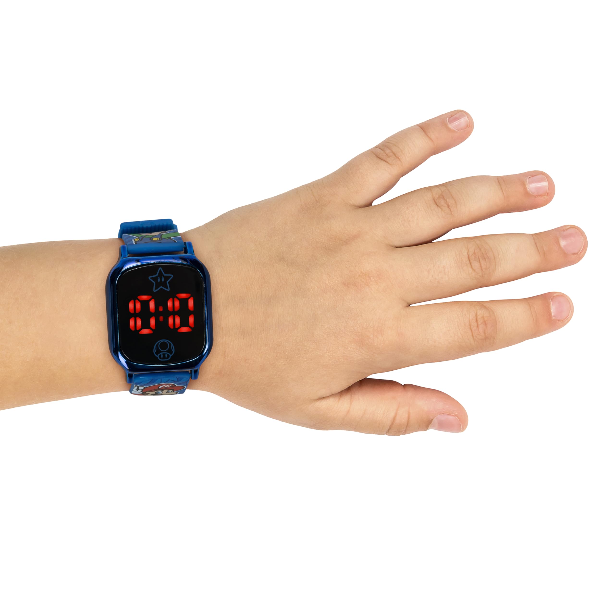 Accutime Super Mario Kids Touch-Activated LED Watch - Digital Time Dis - View 7