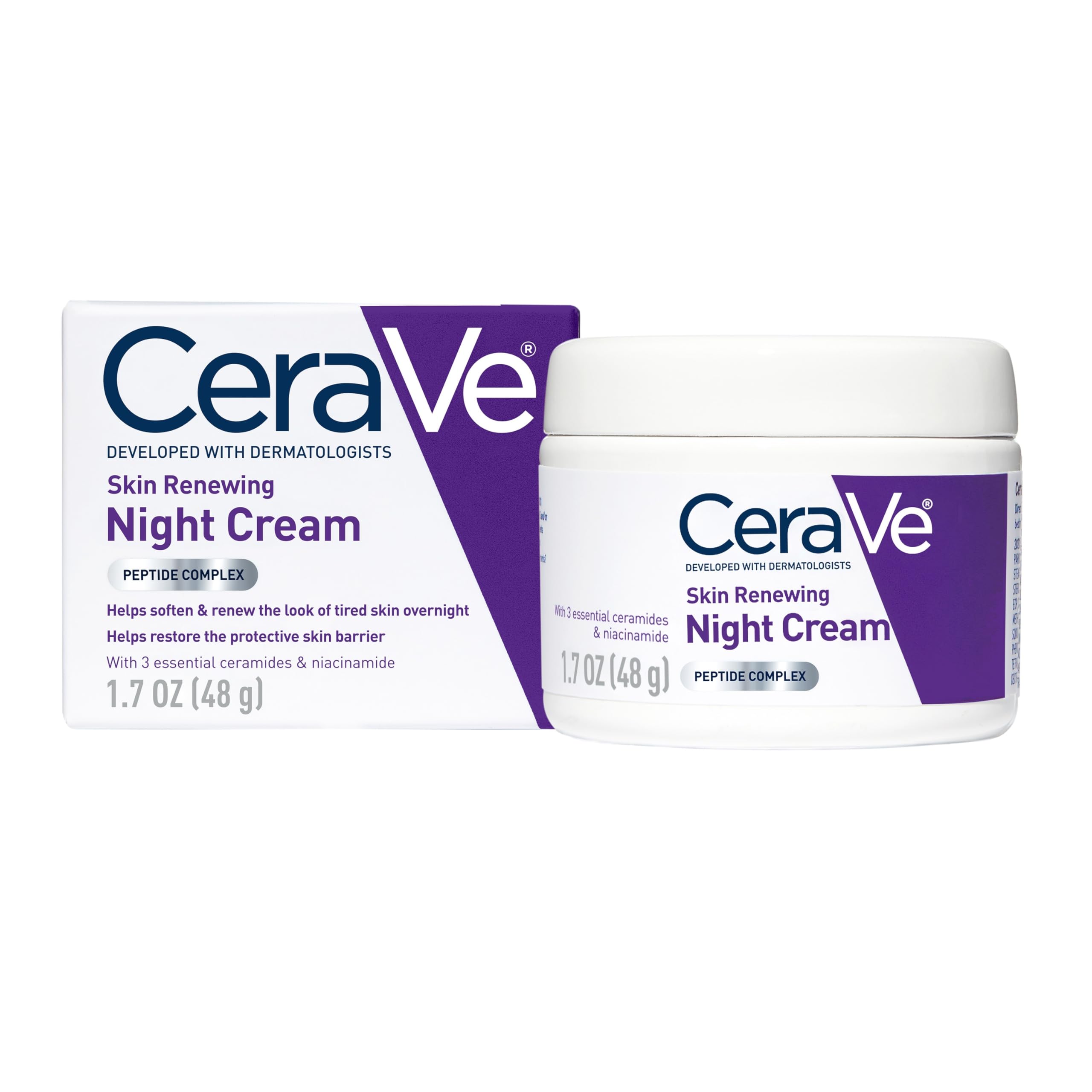 CeraVe Night Cream, Face Moisturizer, Skin Care for Dry Skin,... - CeraVe Official Product View 2