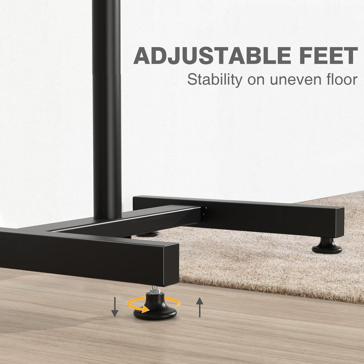 TV Floor Stand for 13 50 inch LCD LED Flat Curved Panel - TVON Official Imagery - 5