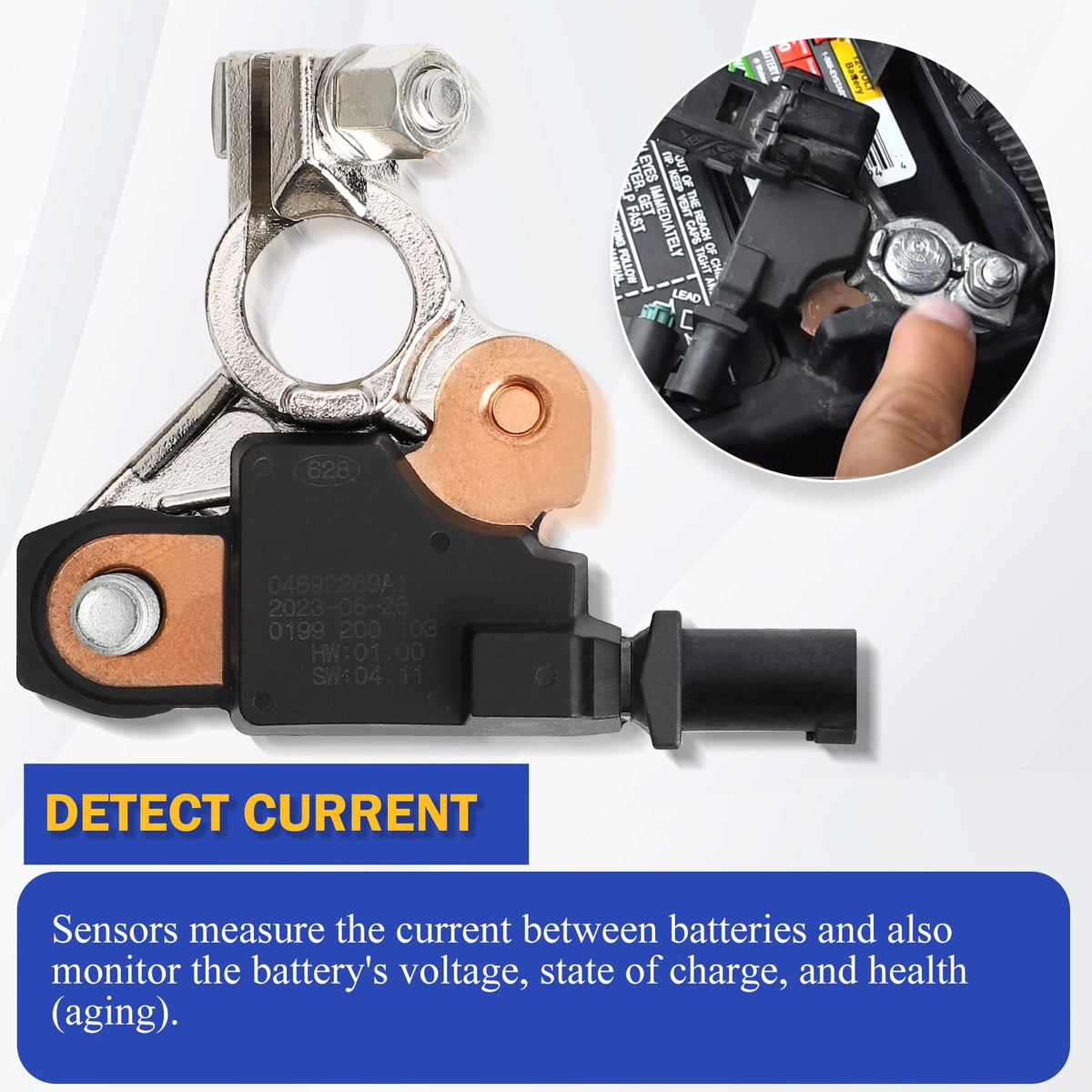 4692269AI Battery Current Temperature Sensor for 13 17 Dodge - X4XZ Official Imagery - 5