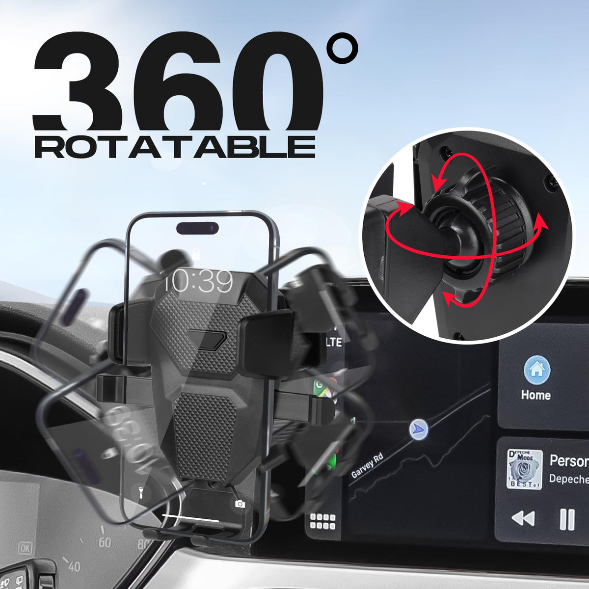 Sunsdrew Car Phone Holder for Ford Escape 2020 2026 - Sunsdrew Official Imagery - 4