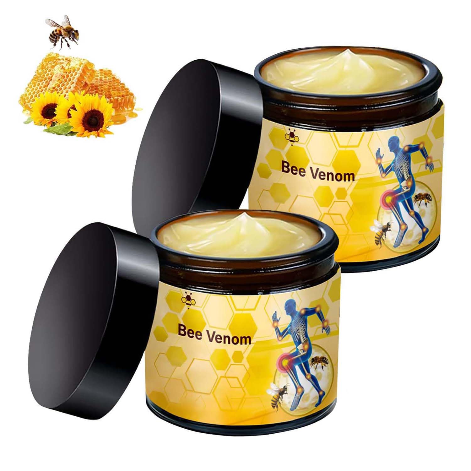 MILEDY Bee Venom Cream 2-Pack | Back, Knee & Joint Relief