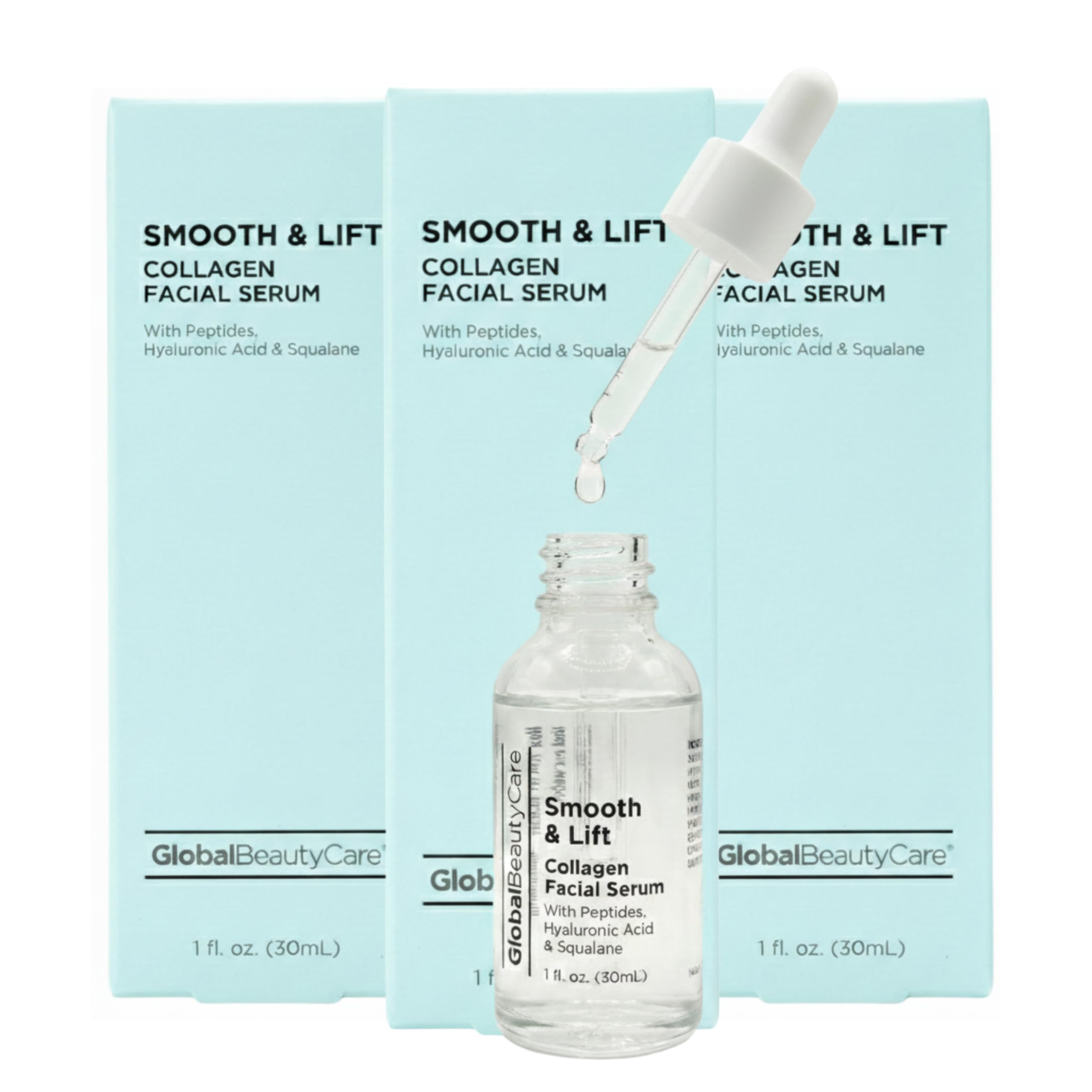 Global Beauty Care Smooth &amp; Lift Collagen Facial Serum - Global Beauty Care