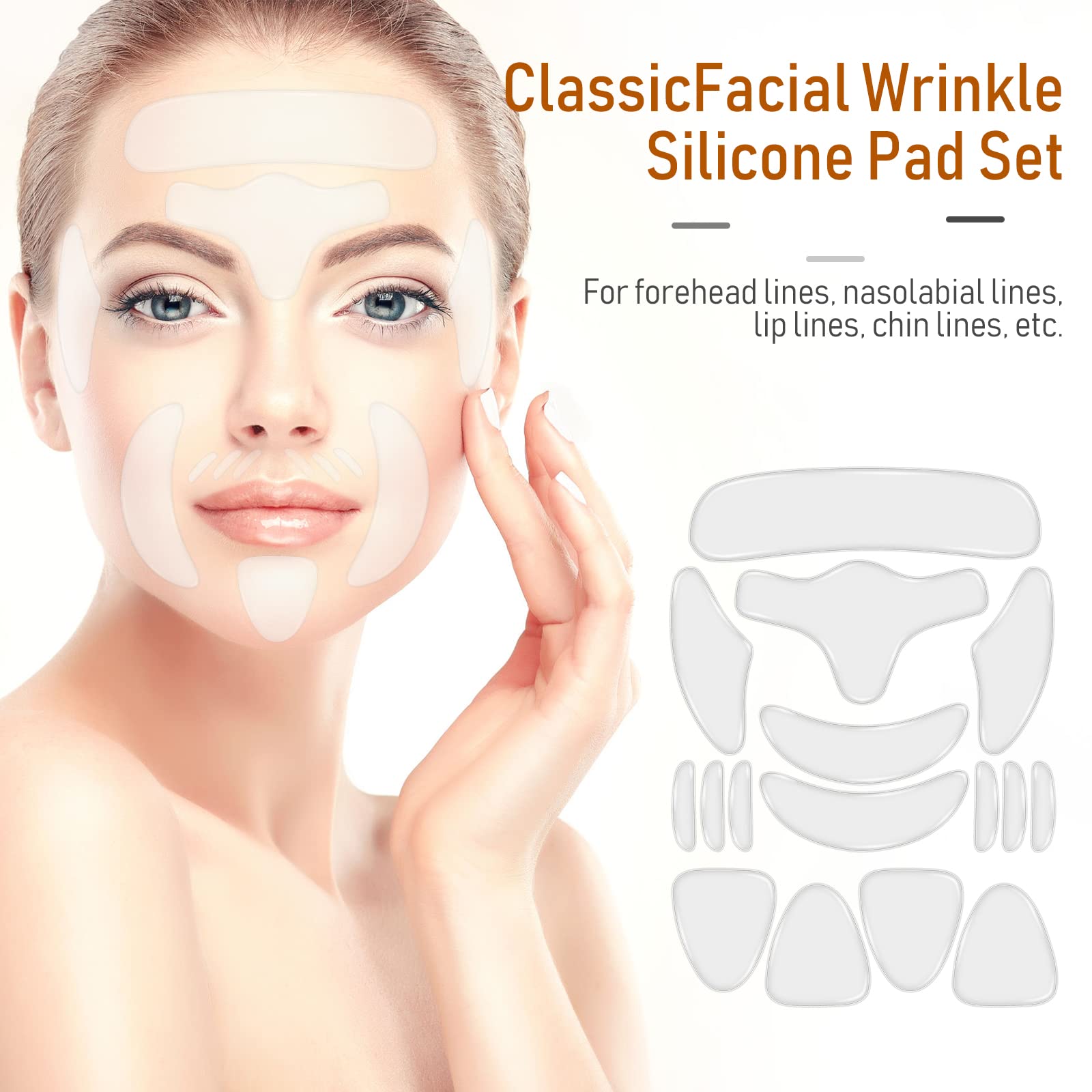 Maitys 32 Pcs Silicone Face Mask &amp; Anti-Wrinkle - Maitys