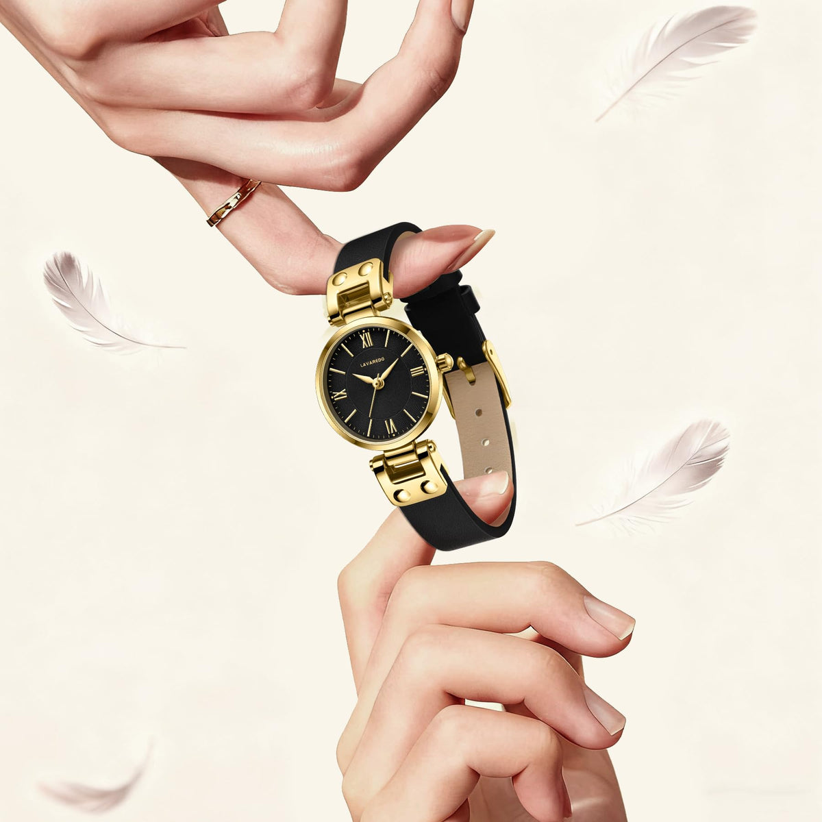 BEN NEVIS Watches for Women Elegant Classic Small Gold - BEN NEVIS Official Imagery - 3