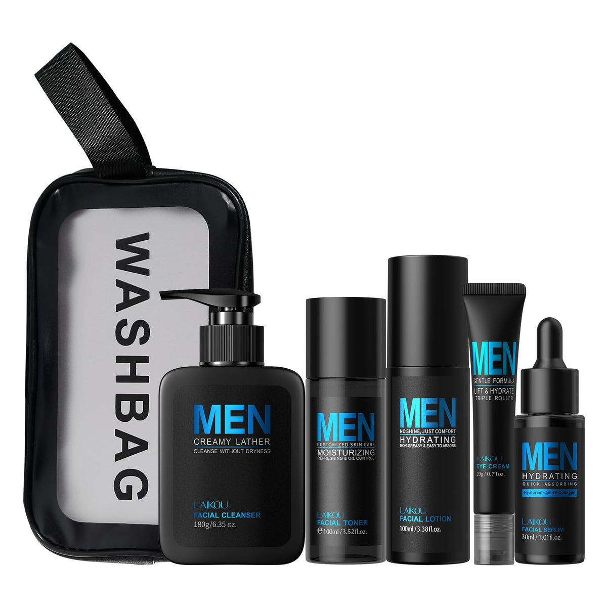 LAIKOU Skin Care Set Gifts for Men Skincare Gift Set Men - LAIKOU Official Imagery - 2