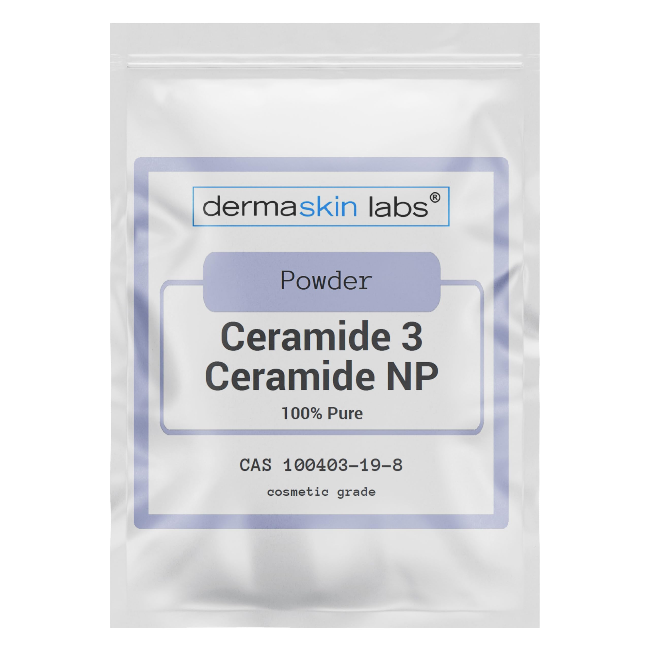 Ceramide 3 Powder Ceramide NP Cosmetic Grade Ceramides Make - Dermaskin Labs Official Imagery - 1