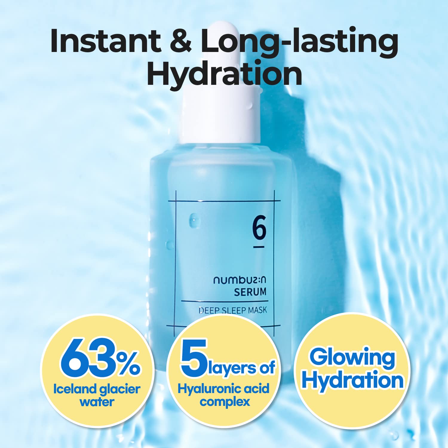 numbuzin No.6 Hyaluronic Acid Serum - numbuzin