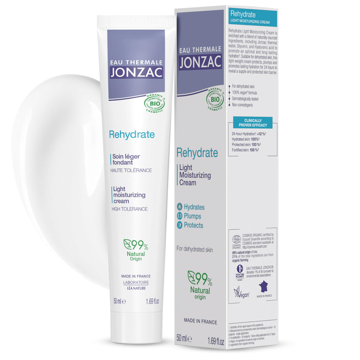 JONZAC Eau Thermale Rehydrate Light Face Cream 24hr - JONZAC Official Imagery - 2