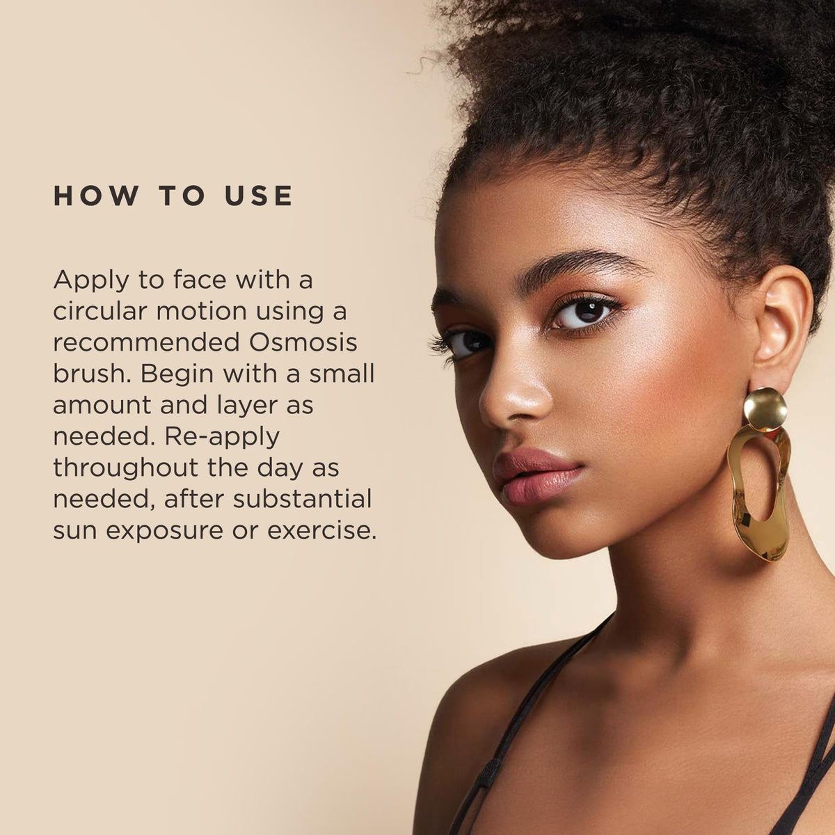 Osmosis Mineral Pressed Base Full Coverage Powder Golden - OSMOSIS Official Imagery - 6
