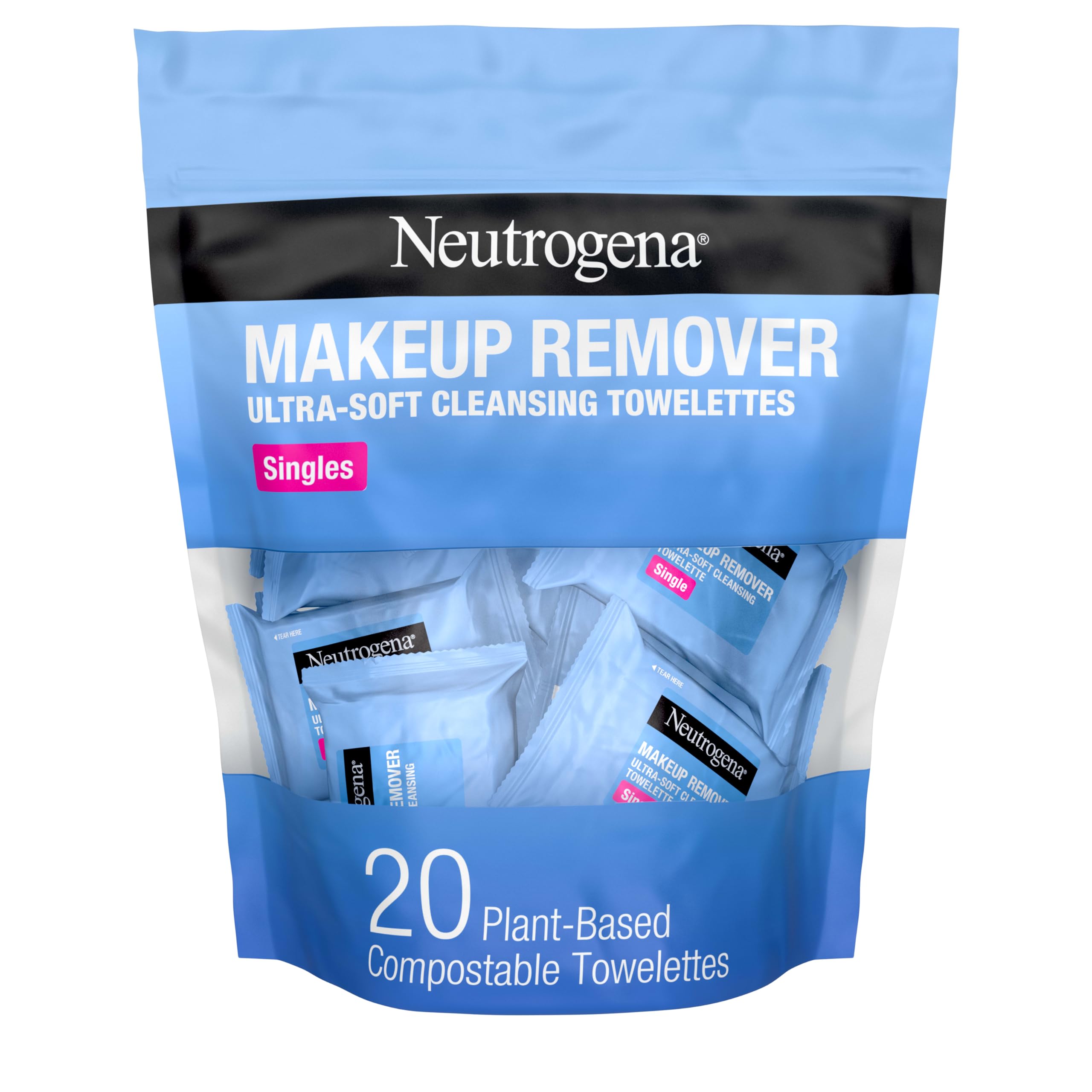 Neutrogena Makeup Remover Towelettes, Daily Single Face Towele... - Elefair Tech Official Product View 2