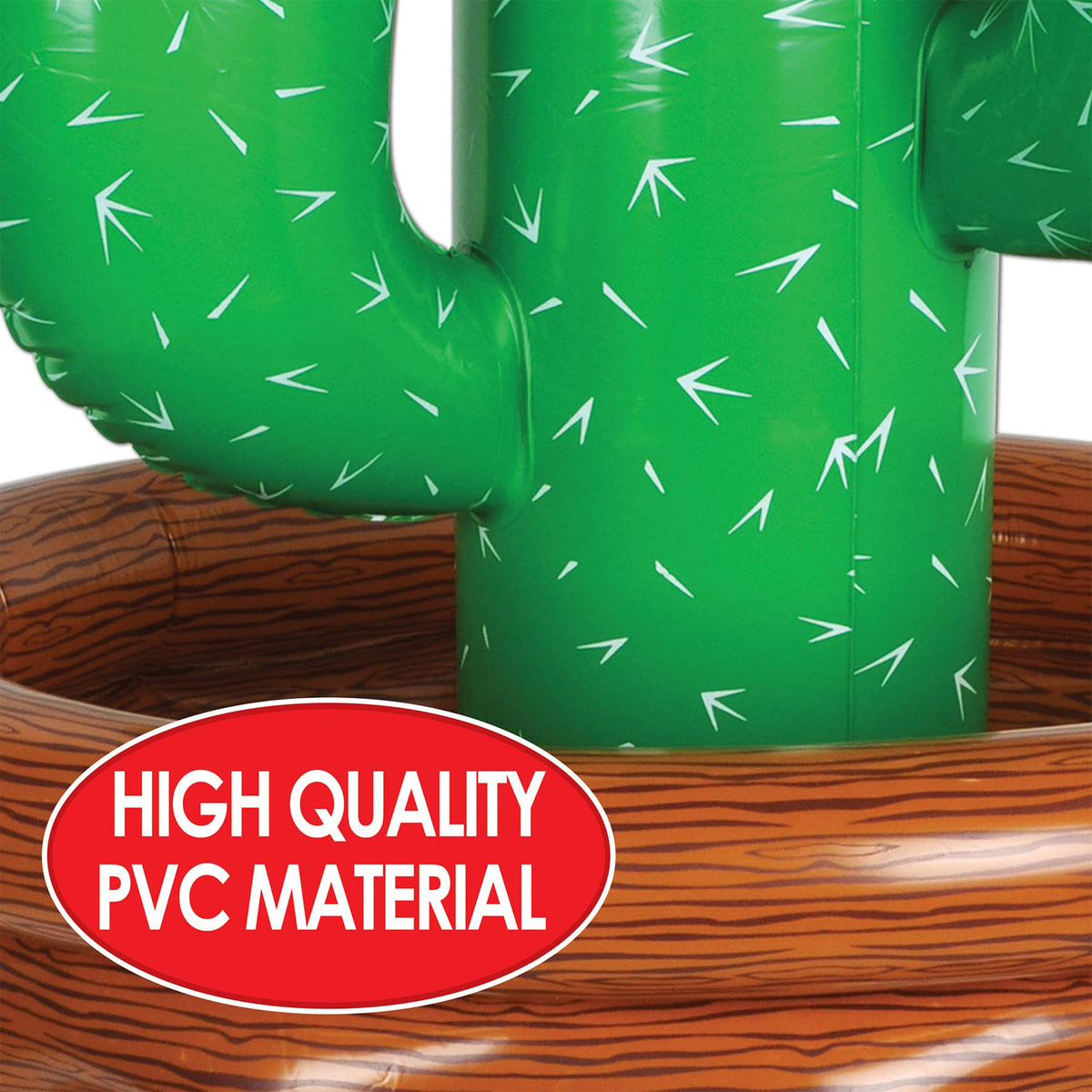 Beistle Inflatable Cactus Cooler Holds Approx 24 12 oz Cans - Beistle Official Imagery - 5