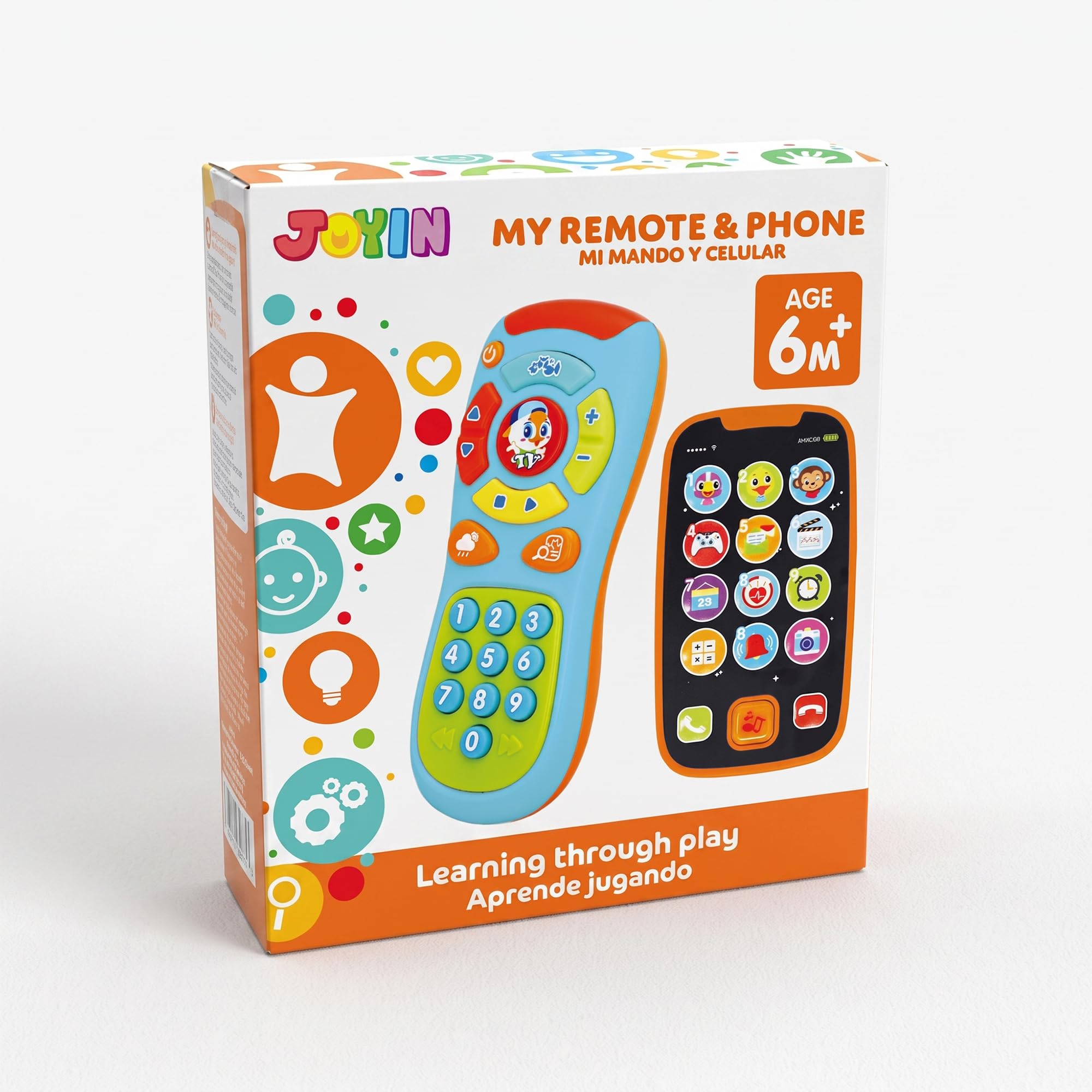 JOYIN Learning Phone and Remote Toy for Kids, Fun Smartphone Toys by JOYIN - Angle View 8