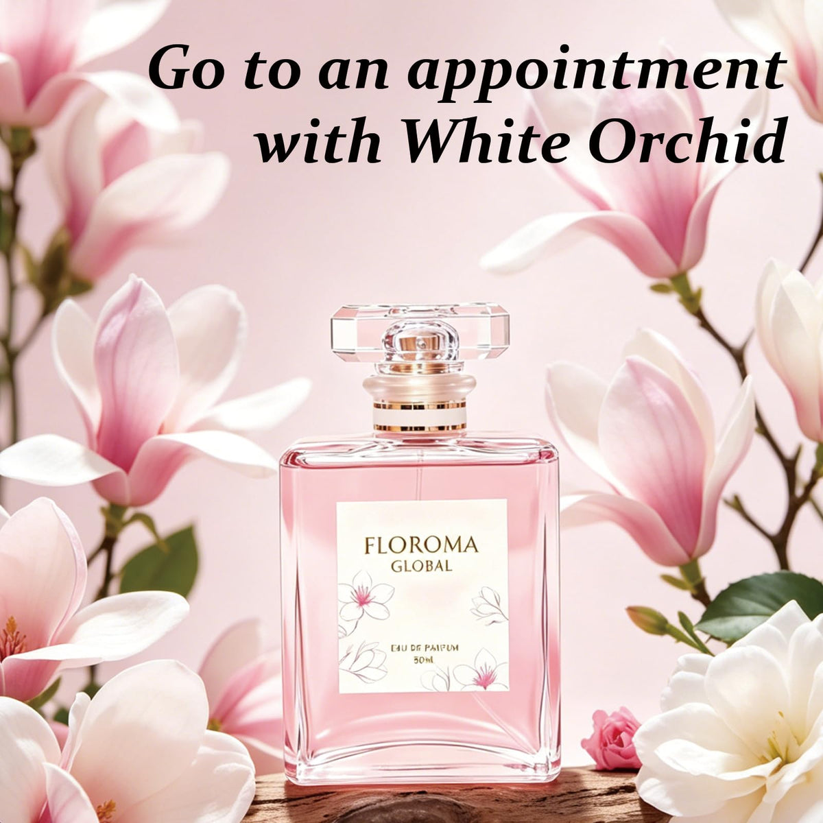 white orchid perfume 50ML - Floroma Global Official Imagery - 3