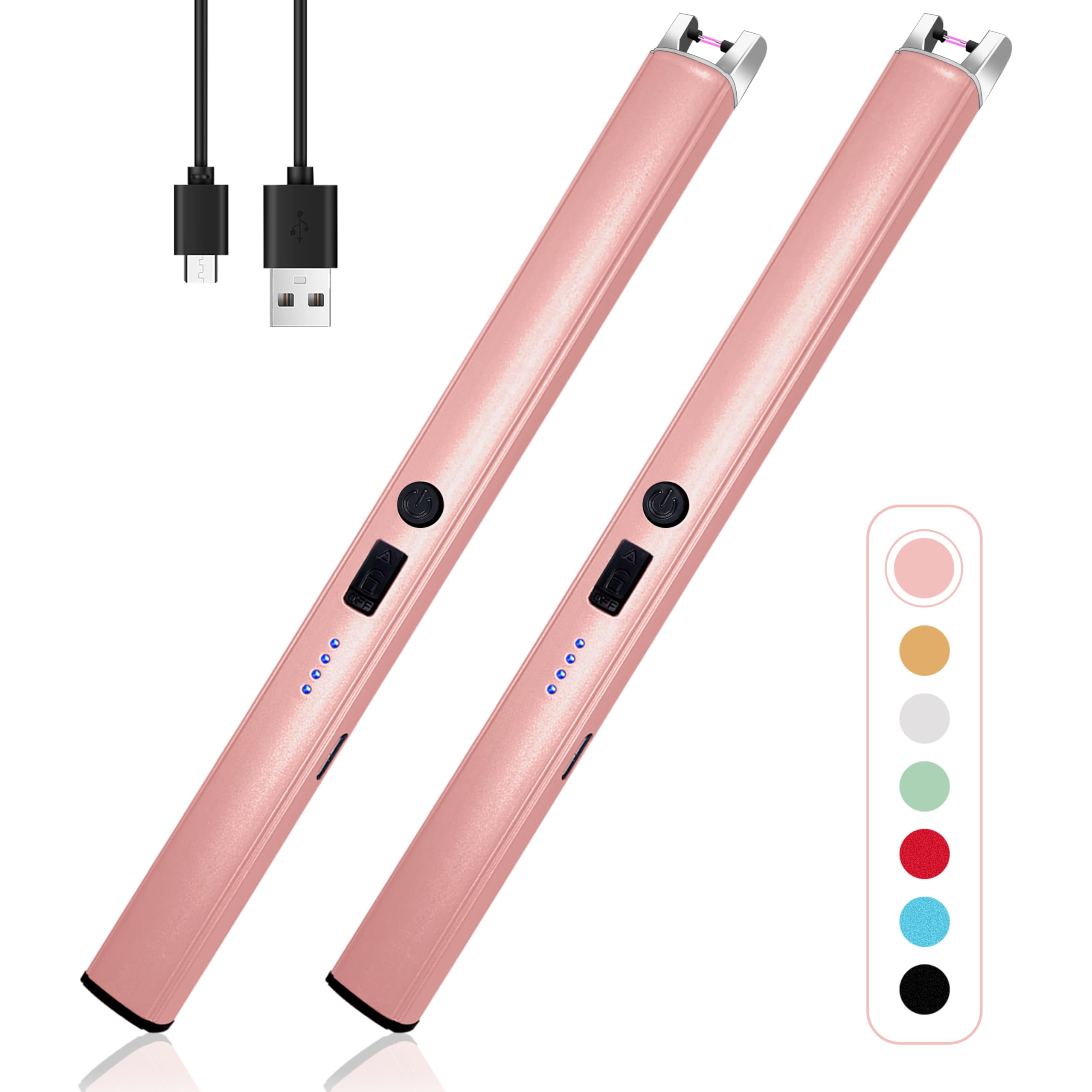 Beyio 2 PCS Candle Lighter,Windproof Flameless Rechargeable Electric L - View 9