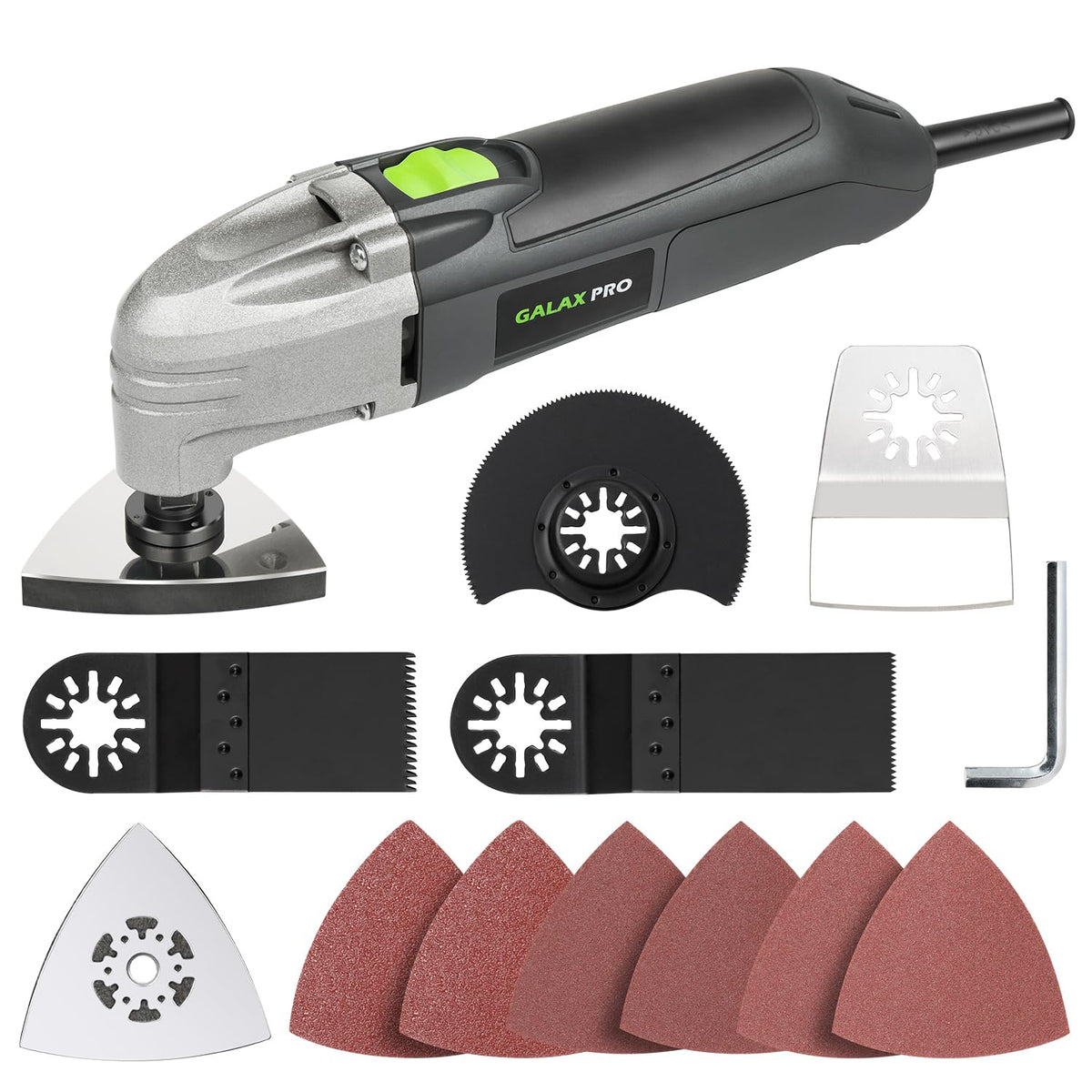 GALAX PRO Corded Oscillating Multi Tool Kit 3 5A with 30Pcs - GALAX PRO Official Imagery - 8