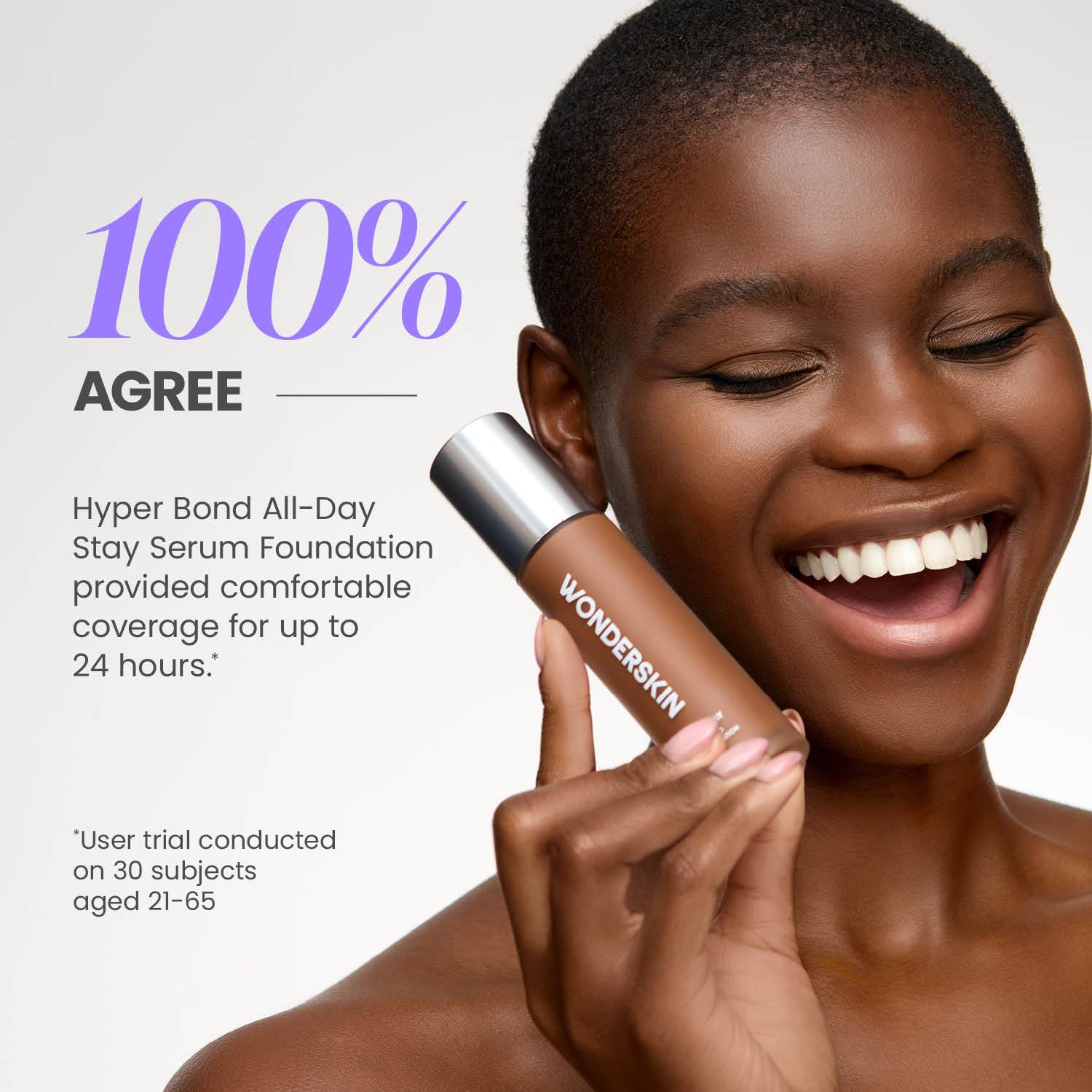 Wonderskin Serum Foundation - Hyper Bond All-Day Stay Waterproof Makeu - View 5