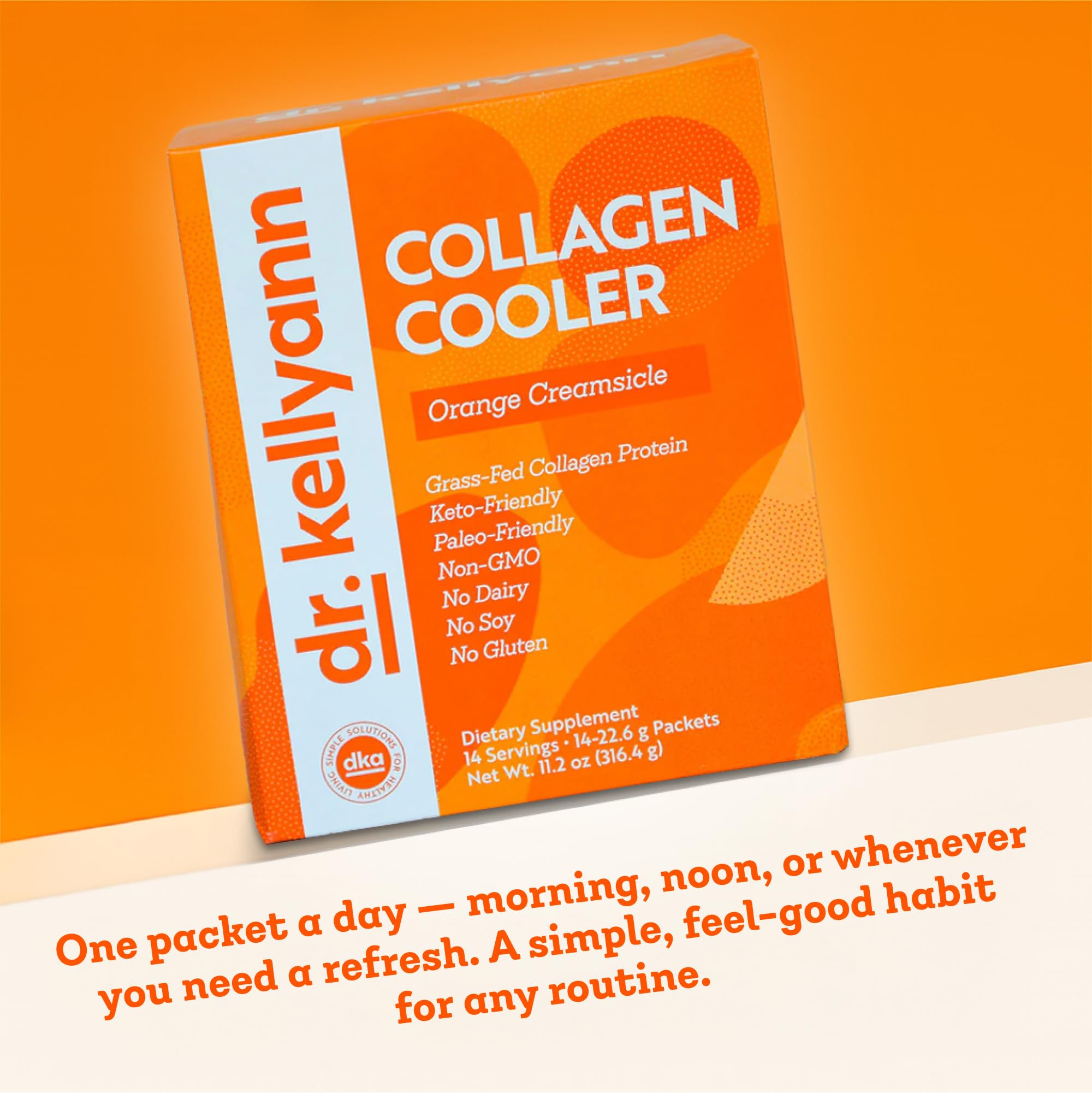 Dr Kellyann Collagen Cooler Orange Creamsicle - Dr. Kellyann Official Imagery - 3