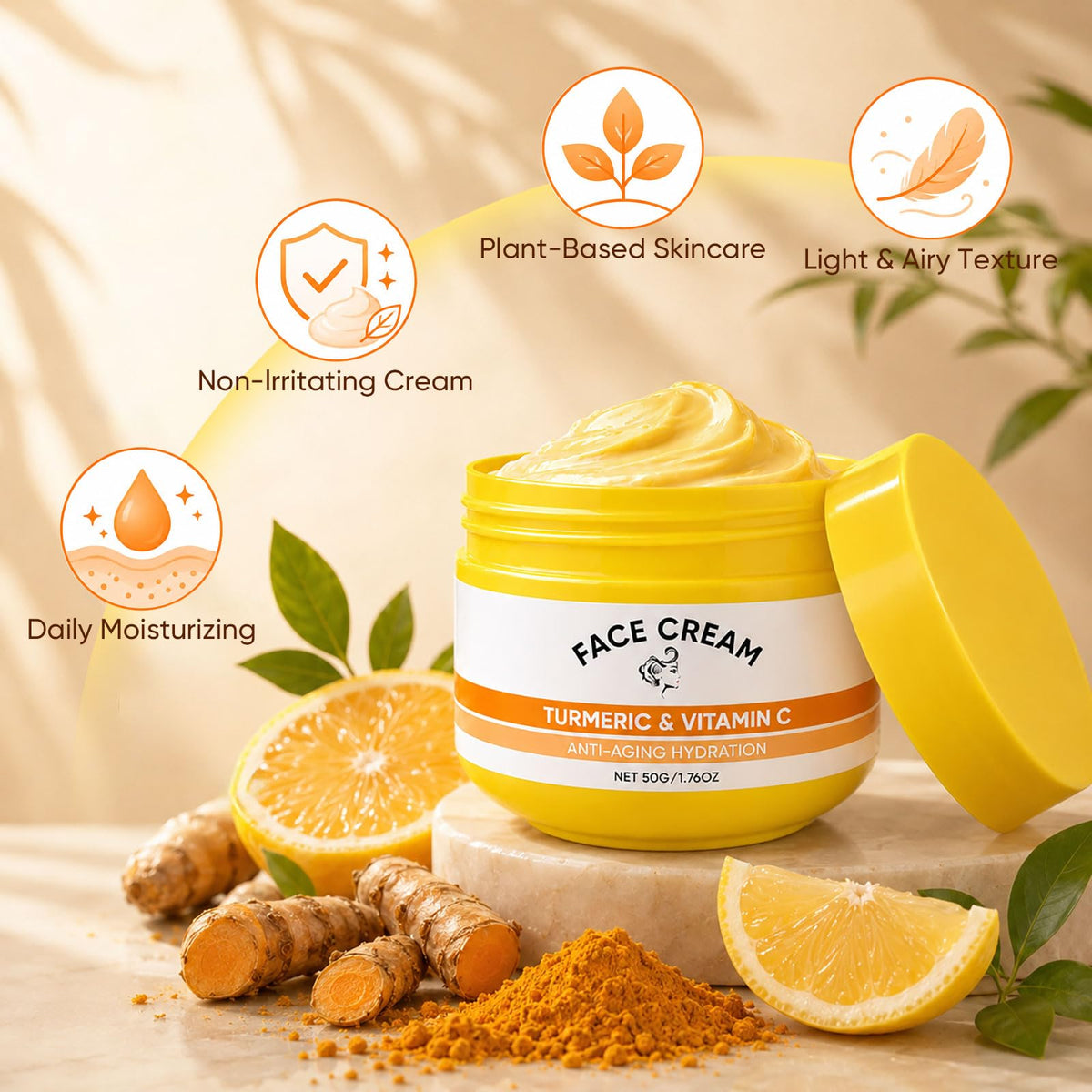 Turmeric Wash and Care 3 Pcs Set Turmeric Face Wash Toner - femani Official Product Imagery - 5