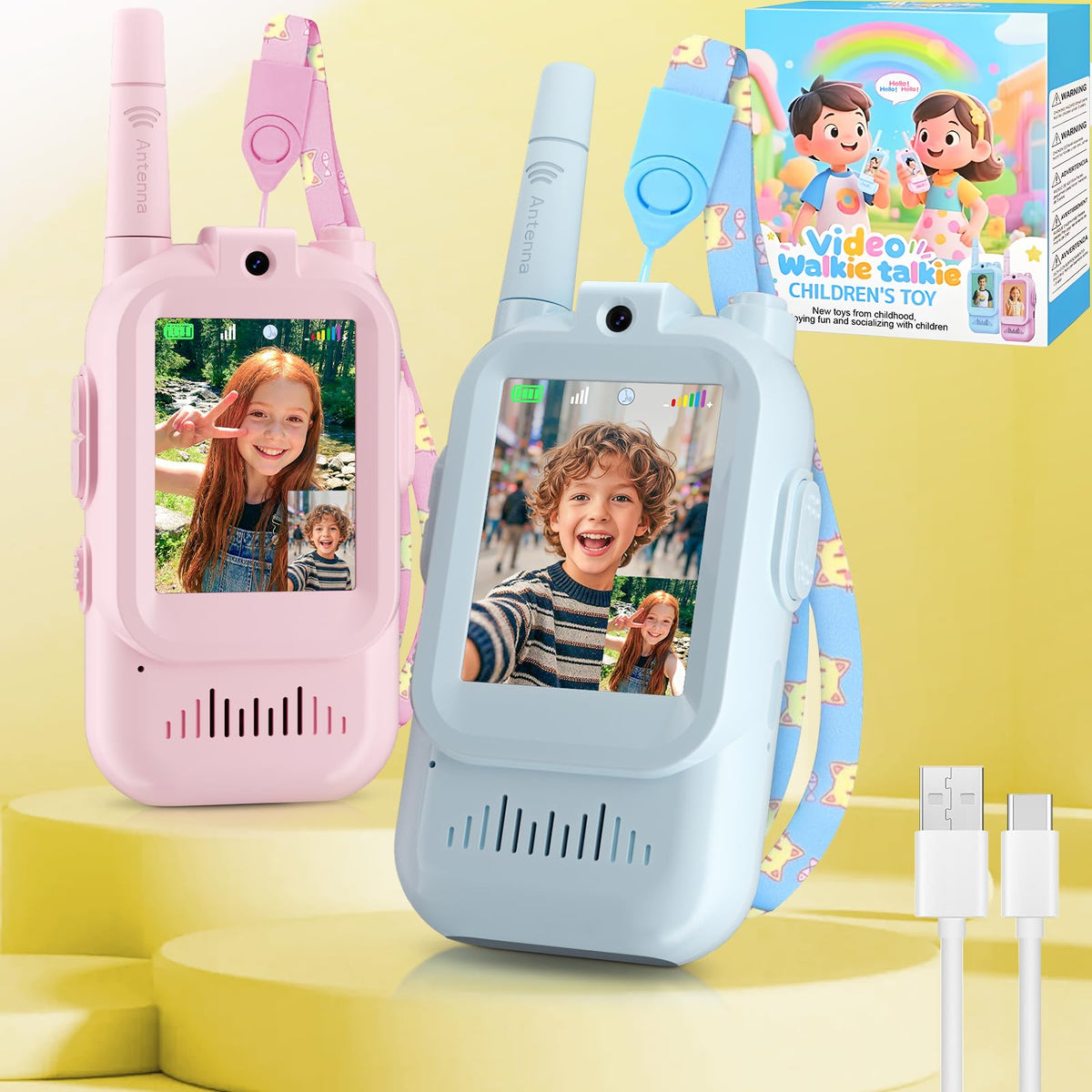 HD Video Walkie Talkies for Kids Kids Toys for 6 Year Old - Brisum Official Imagery - 2