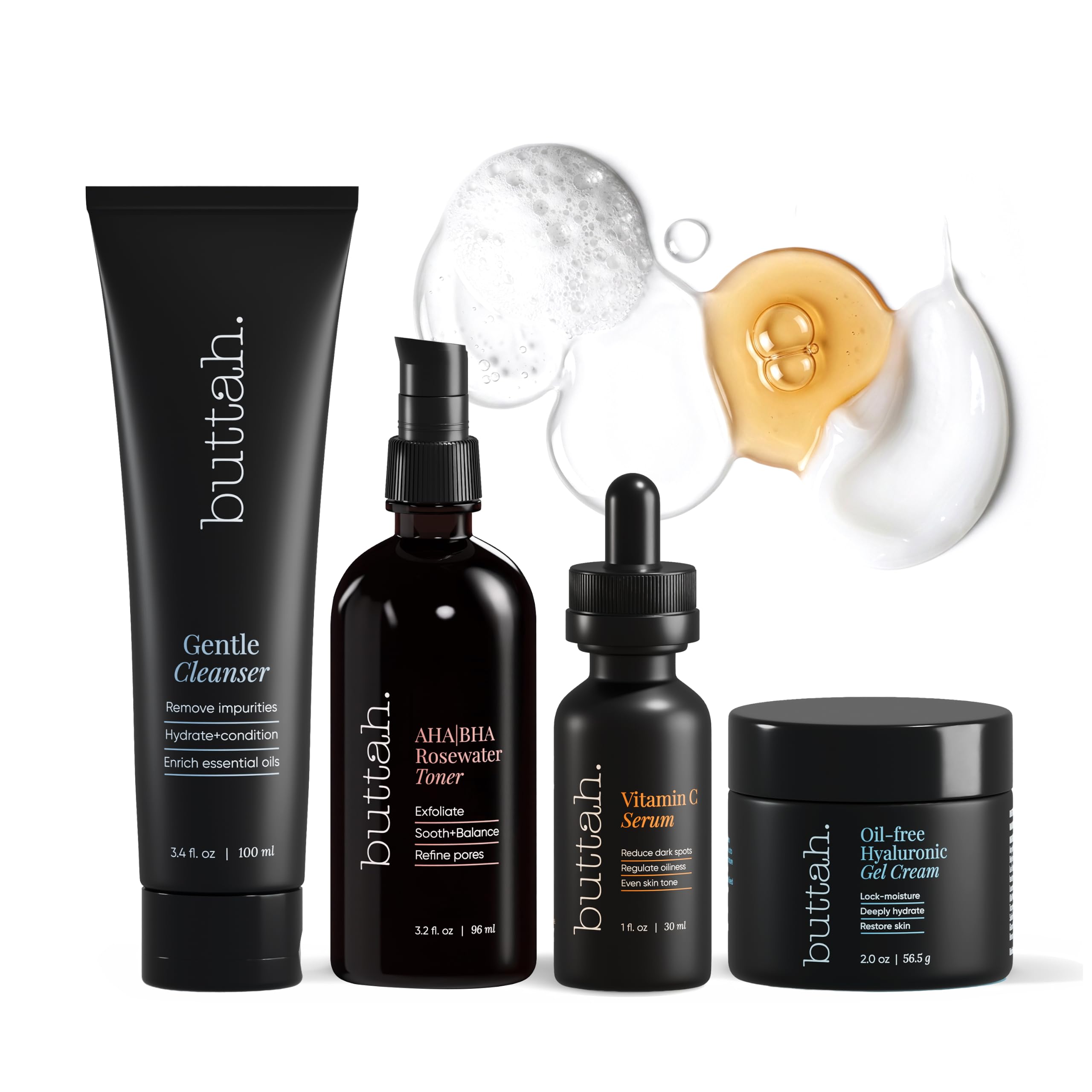 Buttah Skin Supreme Kit for Melanin Rich Skin | Oil-Free - Product Imagery