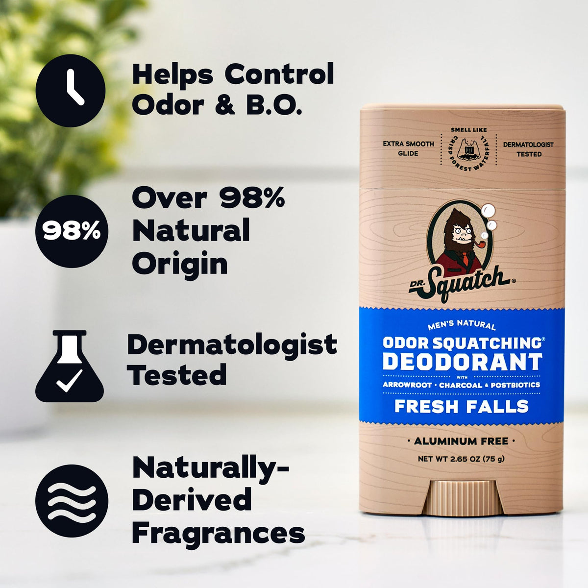 Dr Squatch Natural Men s Deodorant Aluminum Free Natural - Dr. Squatch Official Imagery - 6