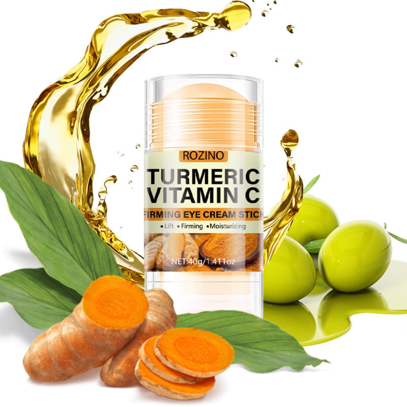 Soelegant Turmeric Vitamin C Eye Stick, Unde Eye Balm for Dark - Product Imagery