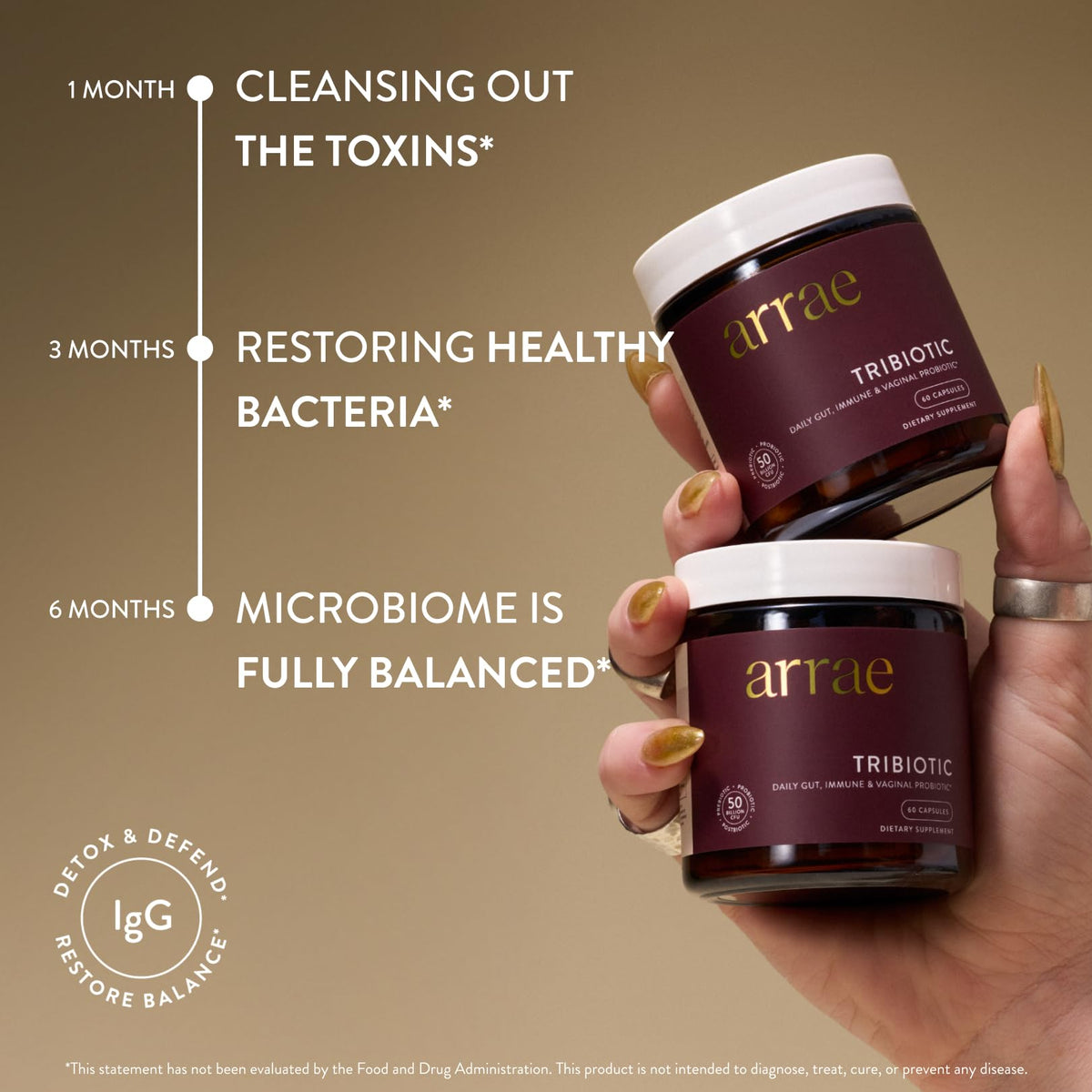 Tribiotic Women s All in 1 Probiotic 50B CFU Gut Vaginal - Arrae Official Imagery - 5