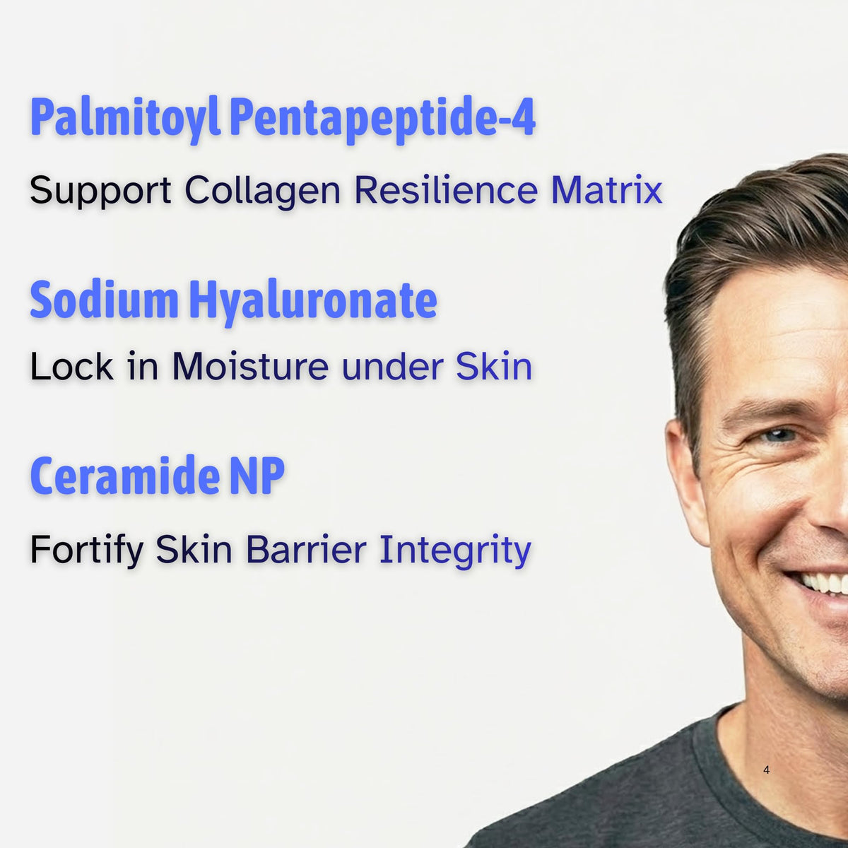 Hydrating Foaming Facial Cleanser for Men No Dryness No - BIOLOJUNIQUE Official Imagery - 5