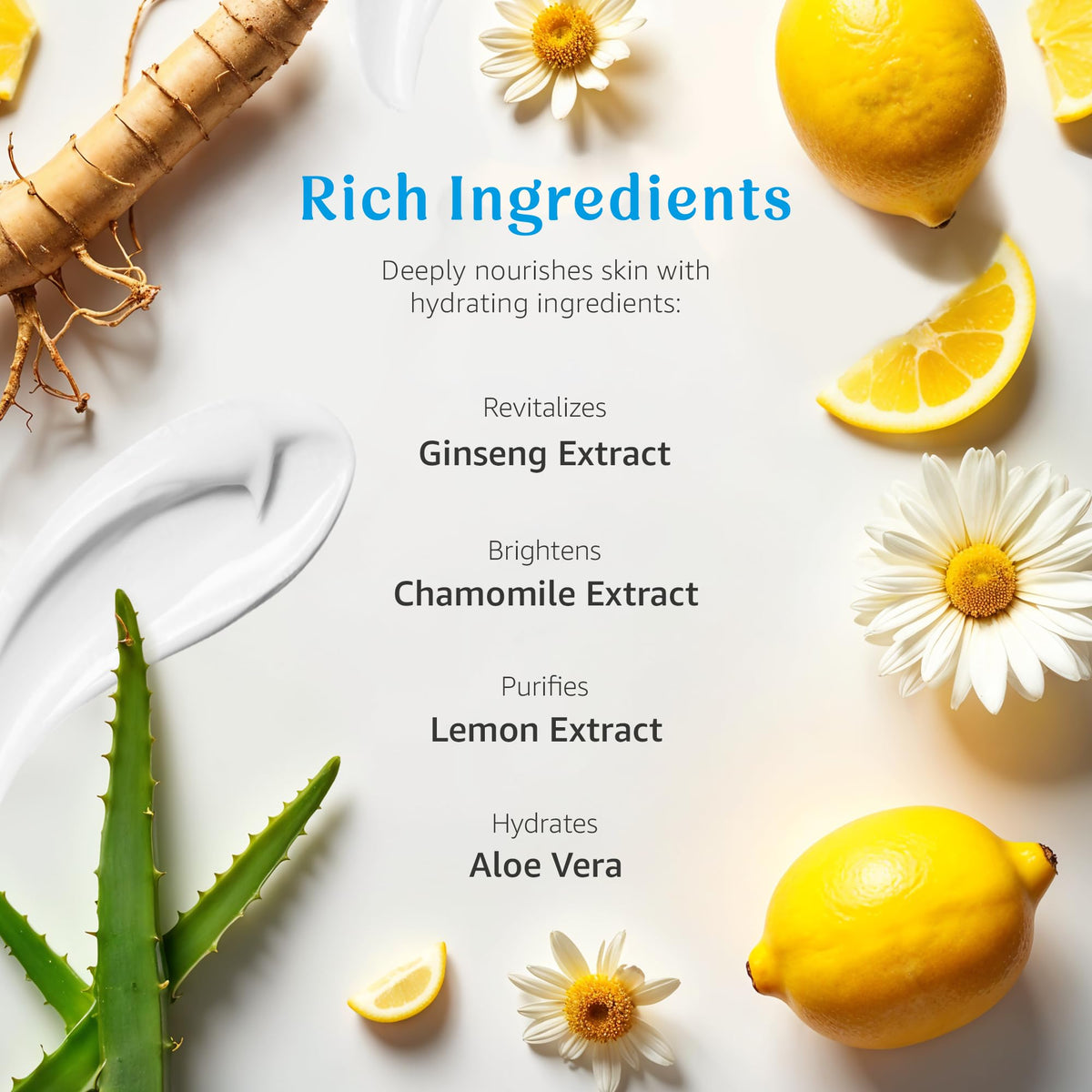 Raya Lemon Water Gel Cream Facial Moisturizer for Non - Raya Official Imagery - 4
