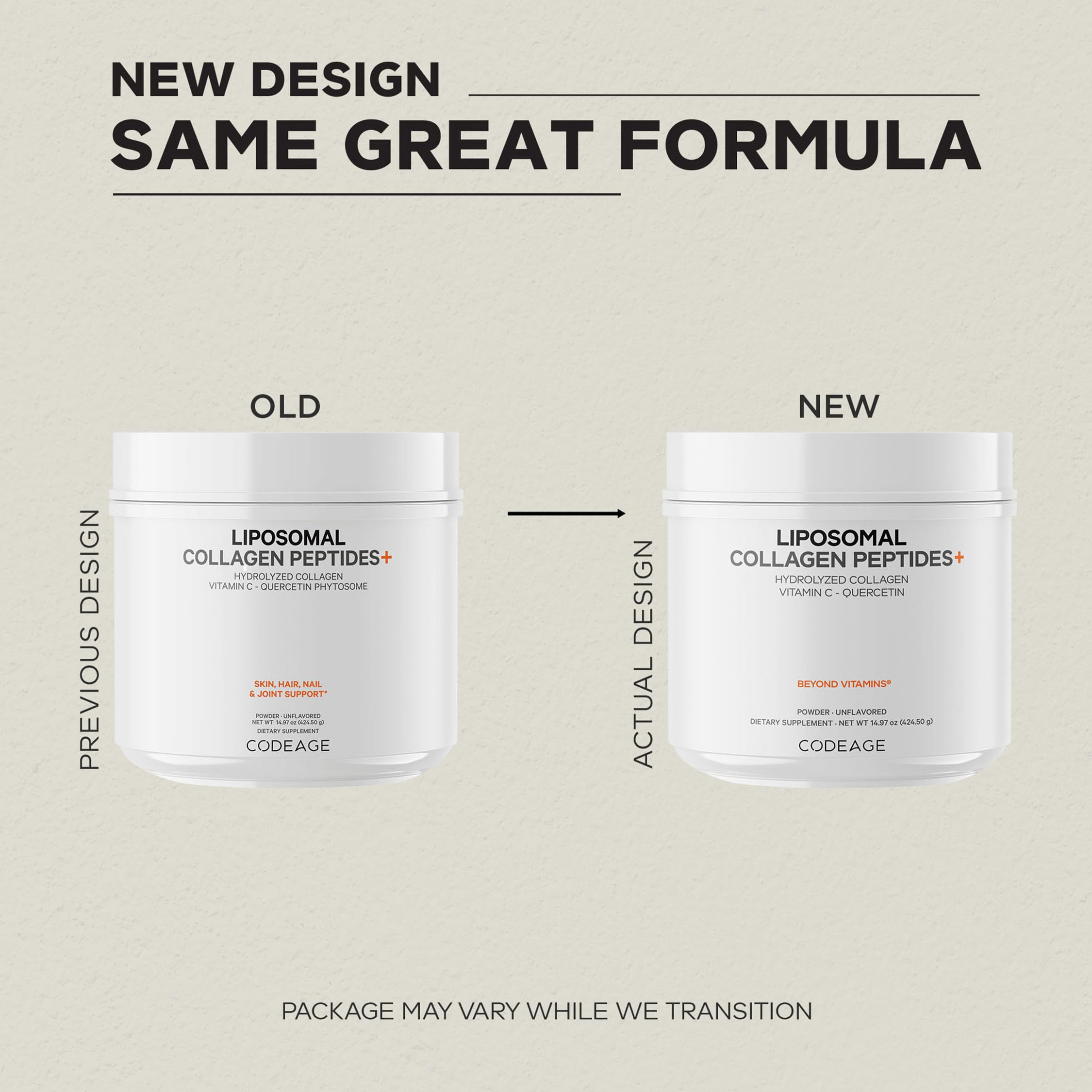 Codeage Liposomal Collagen Peptides Powder Vitamin C - Codeage Official Imagery - 4