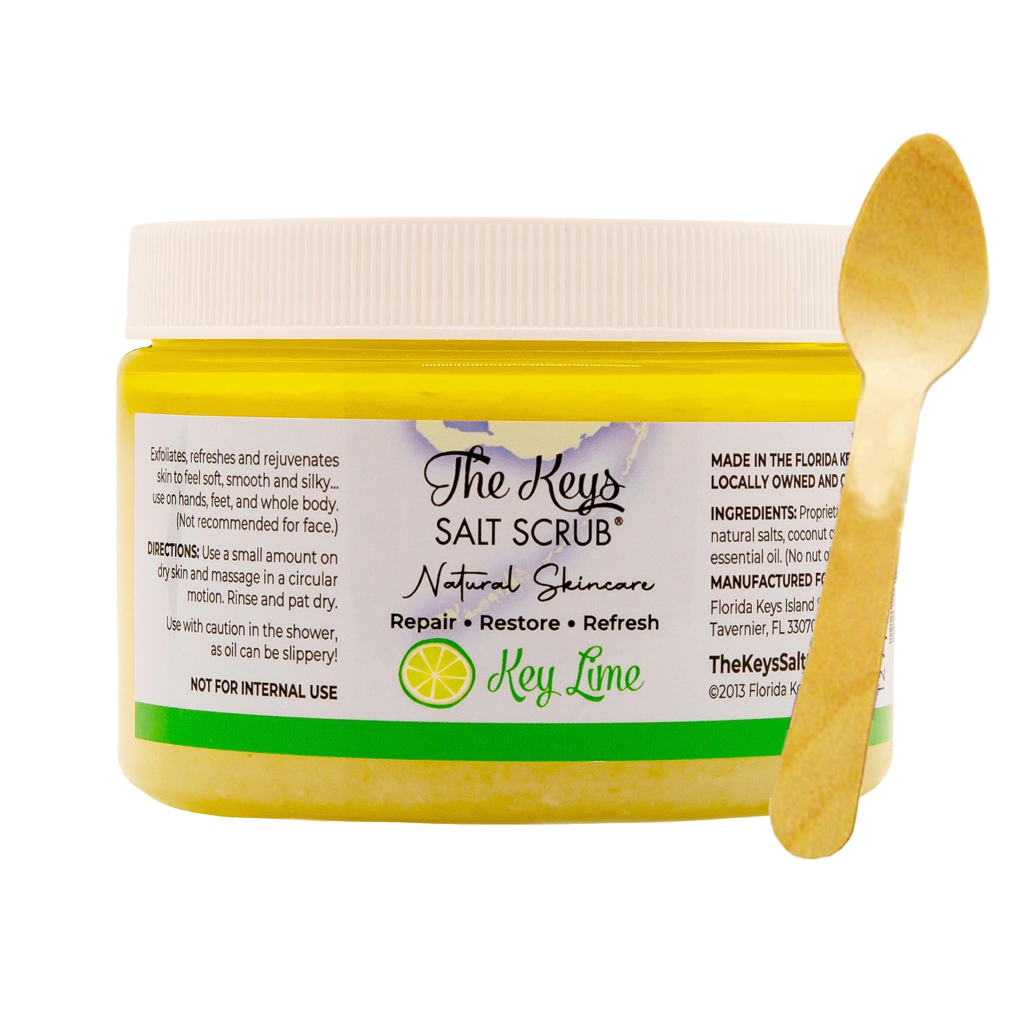 The Keys Salt Scrub - Sea Salt Scrub Exfoliating Body Scrub - The Keys Salt Scrub Official Product View 3