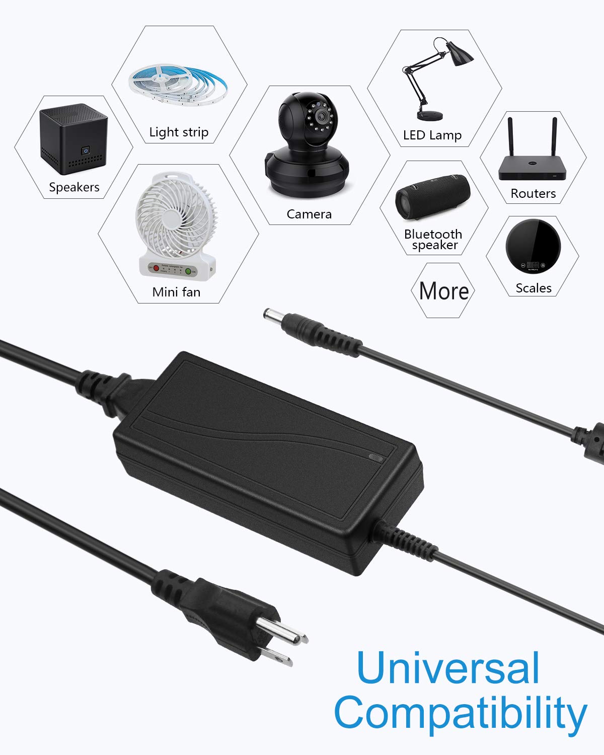 ALITOVE 24V 3A 72W AC to DC Adapter Power Supply Converter AC 100 - ALITOVE Official Product View 6