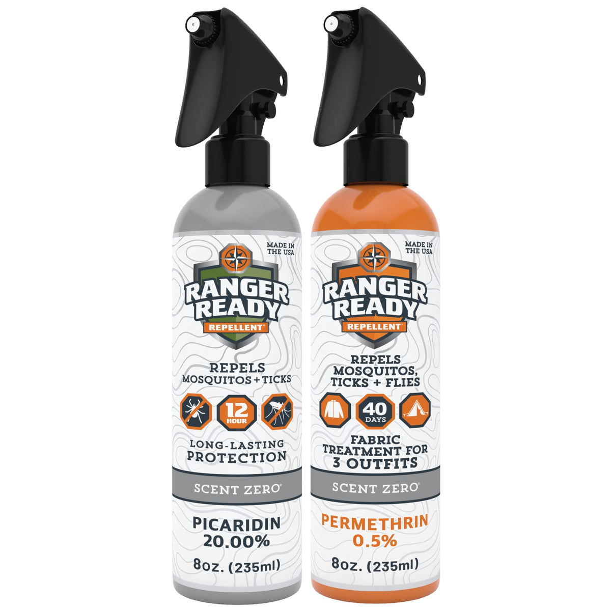 Ranger Ready P2Pak Permethrin Picaridin Insect Repellent - Ranger Ready Repellents Official Imagery - 1