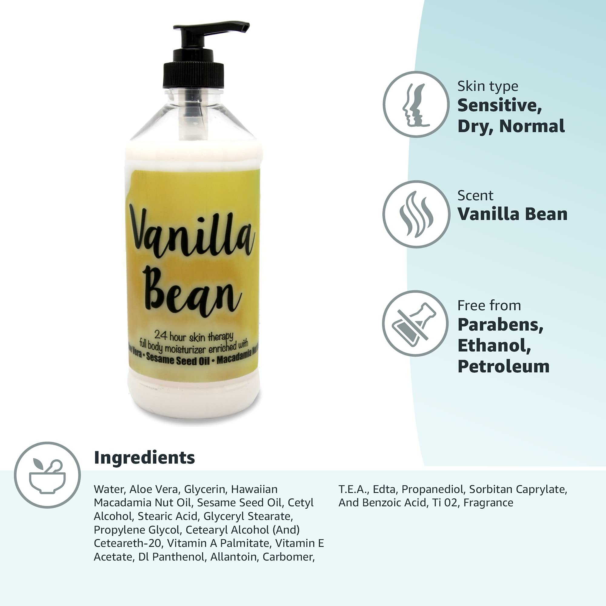 The Lotion Company 24 Hour Skin Therapy Lotion, Full Body - The Lotion Company