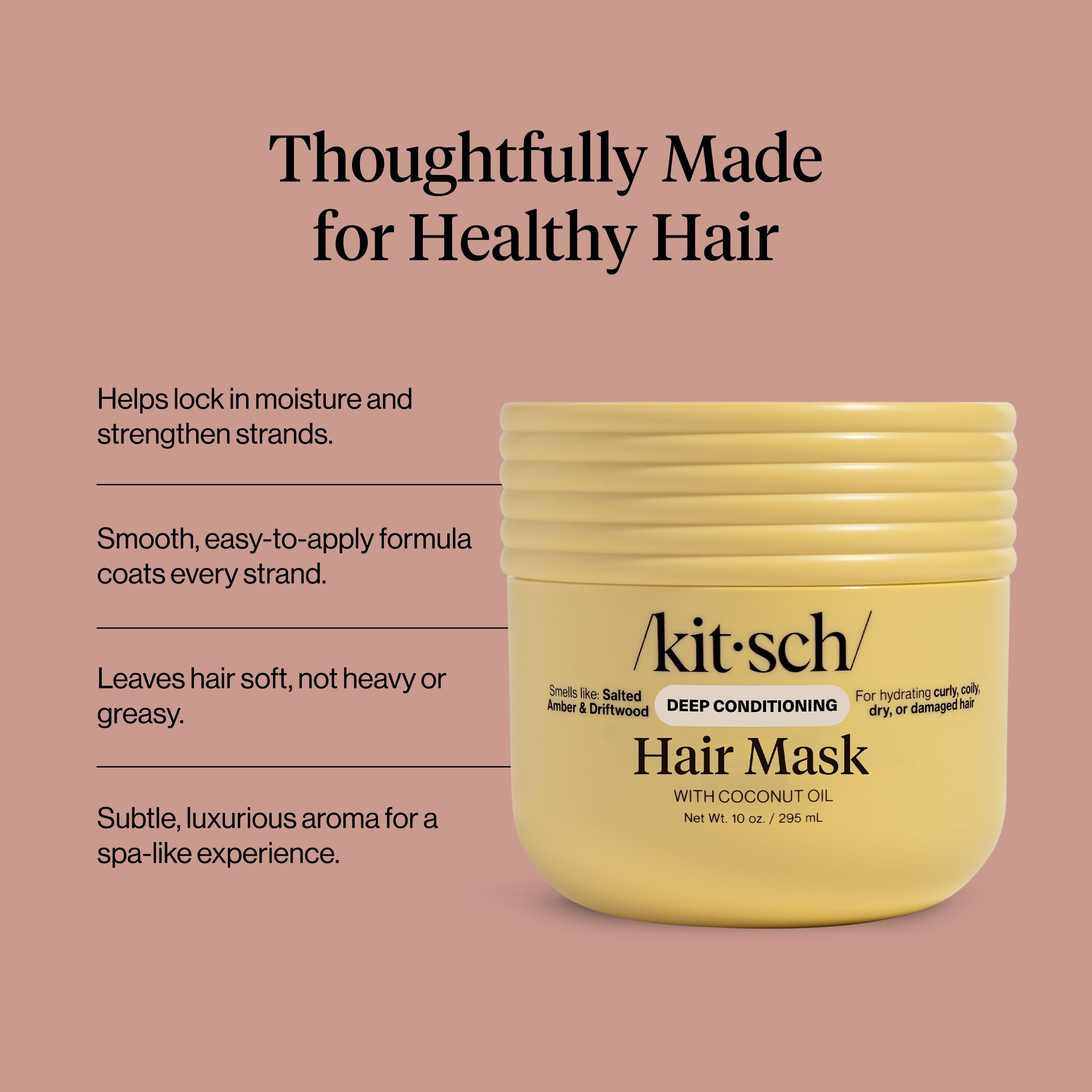 Elefair Tech Kitsch Moisturizing Coconut Oil Hair Mask for Damaged Hair - Elefair Tech Official Product View 5