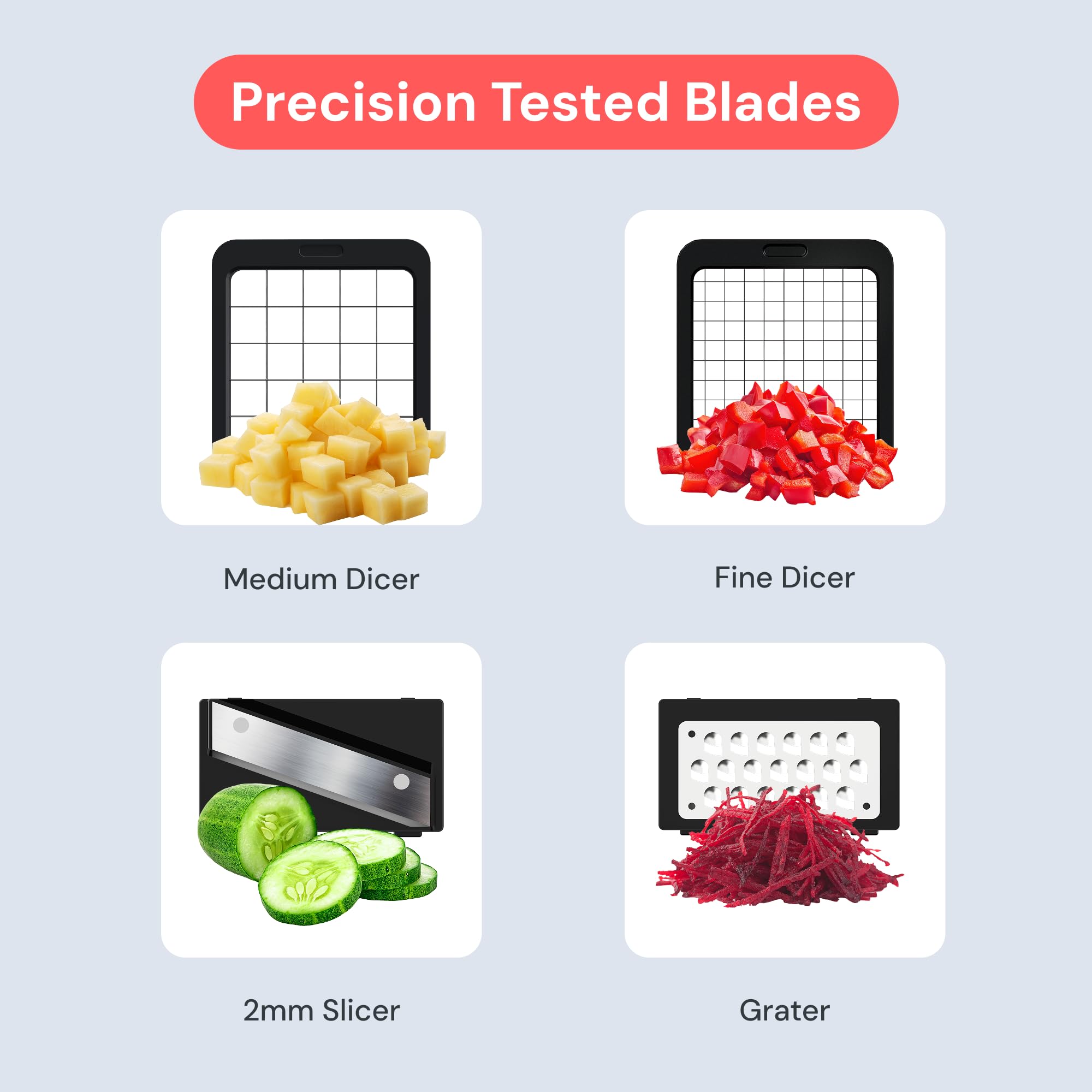 Fullstar Pro XL Vegetable Chopper & Mandoline Slicer w Pull-Out C by fullstar - Angle View 5