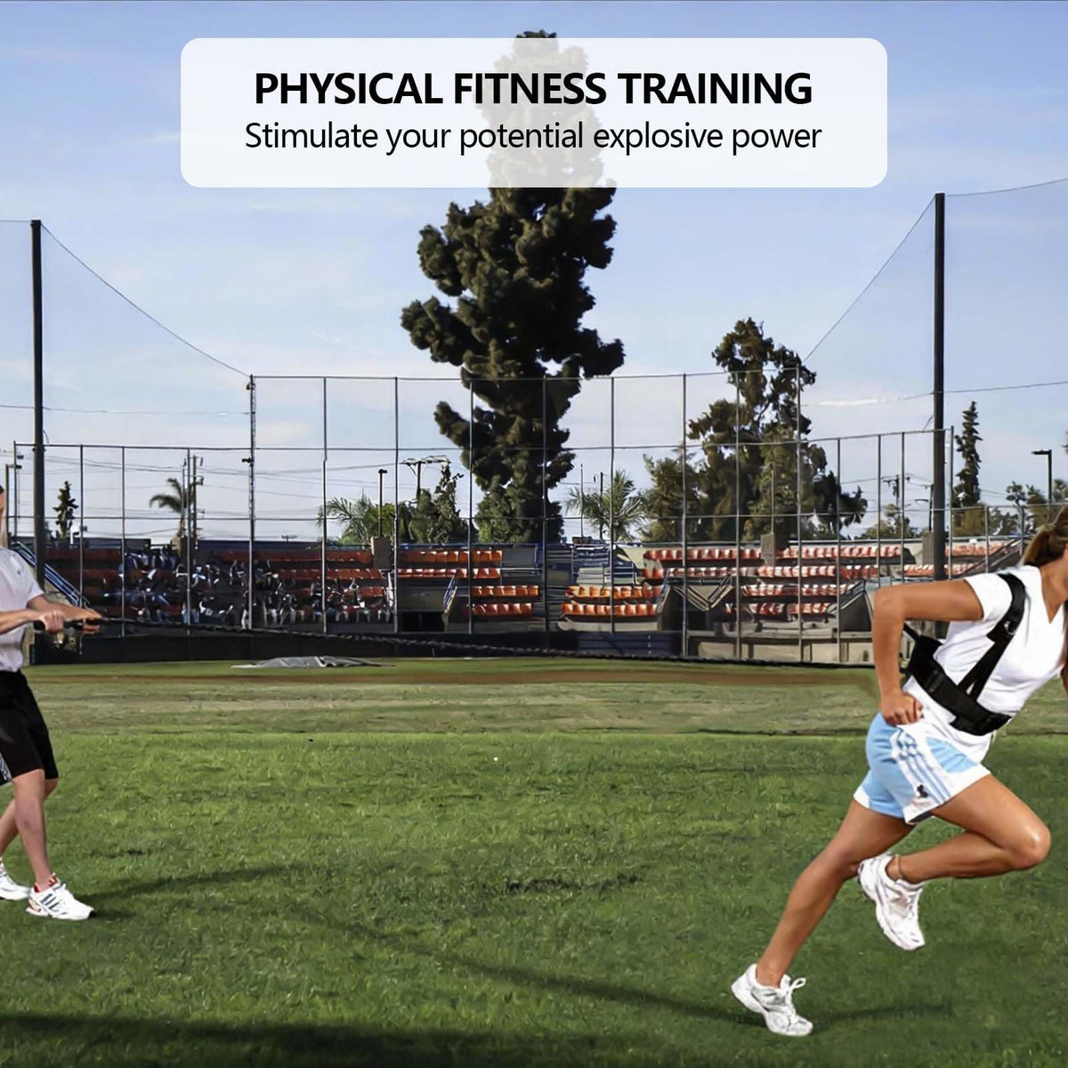 80lb Speed Training Equipment Resistance Band Exercising Set - Tuyzhrymlic Official Imagery - 5