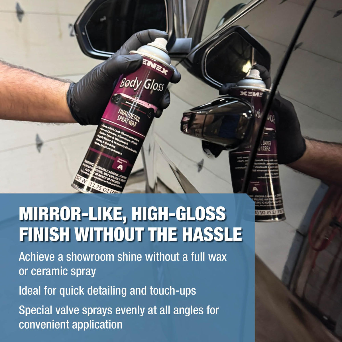 Zenex Body Gloss Final Detail Spray Wax - Zenex Official Imagery - 5