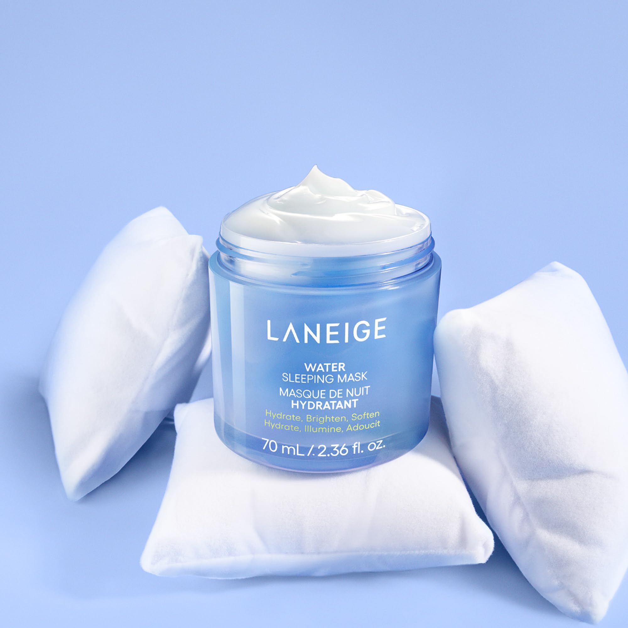 Water Sleeping Mask: Hydrating Korean Overnight Face Mask with Hyaluronic Acid Blend & Niacinamide, for Deep Hydration, Glowing Skin & Barrier Support | Korean Skin Care - Elefair Tech Official Product View 5