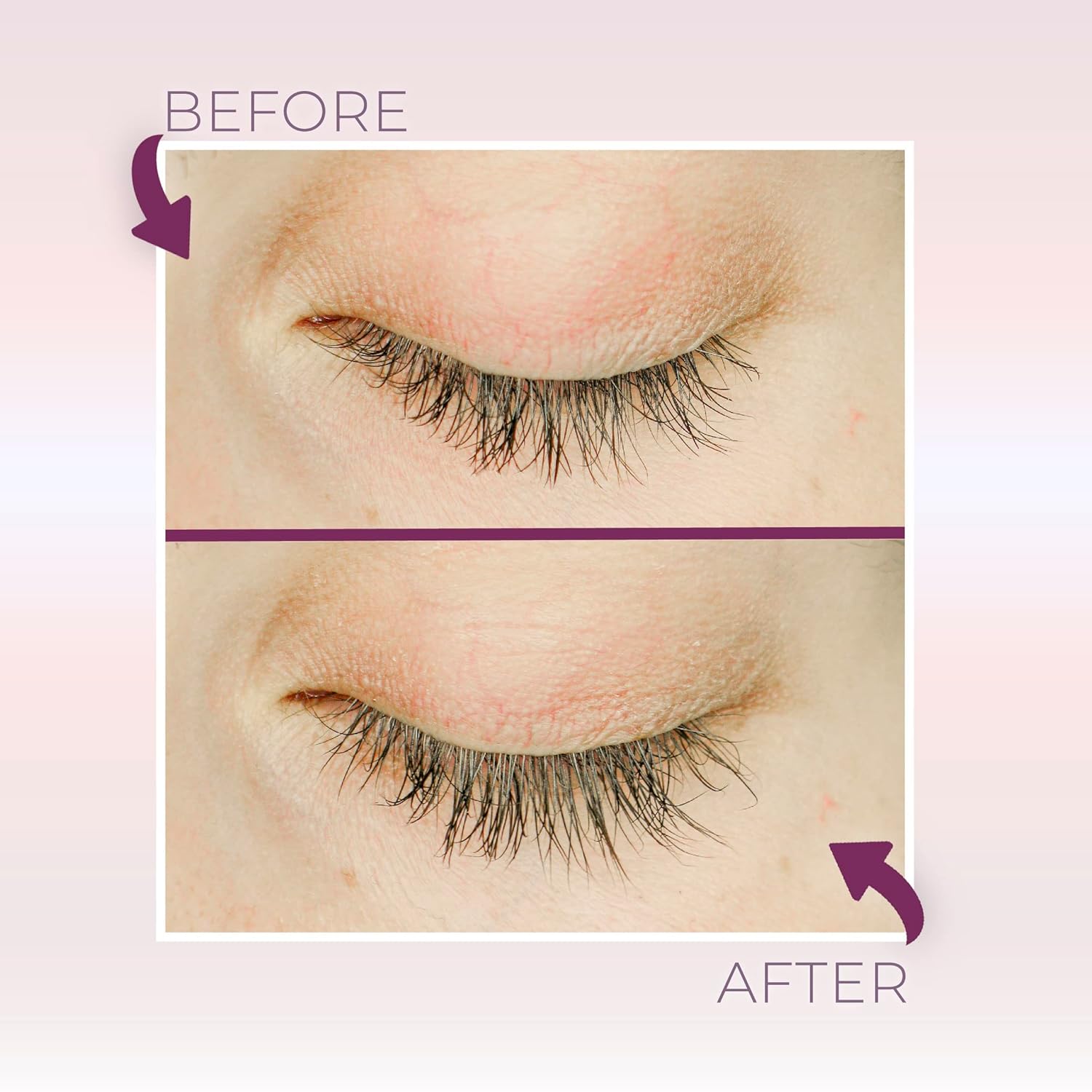 Blinc Lash & Brow Enhancer Serum in 4.50 ml bottle, featuring a sleek tube and applicator for nourishing eyelashes and eyebrows.