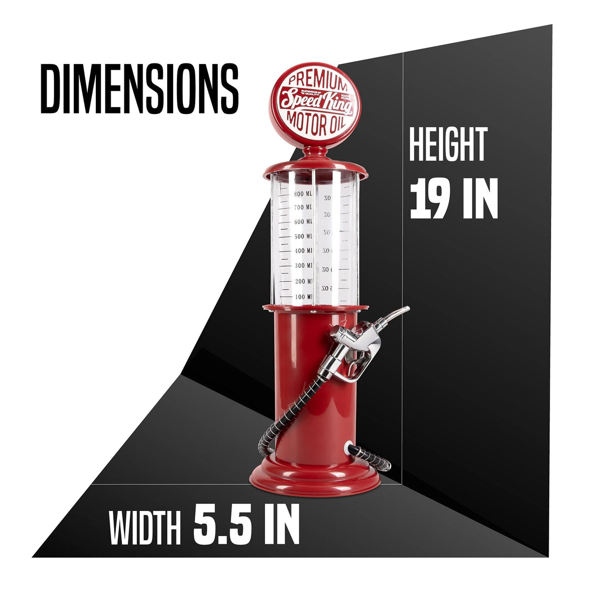 BLKSMITH Pump Liquor Dispenser for Home Bar - BLKSMITH Official Imagery - 4