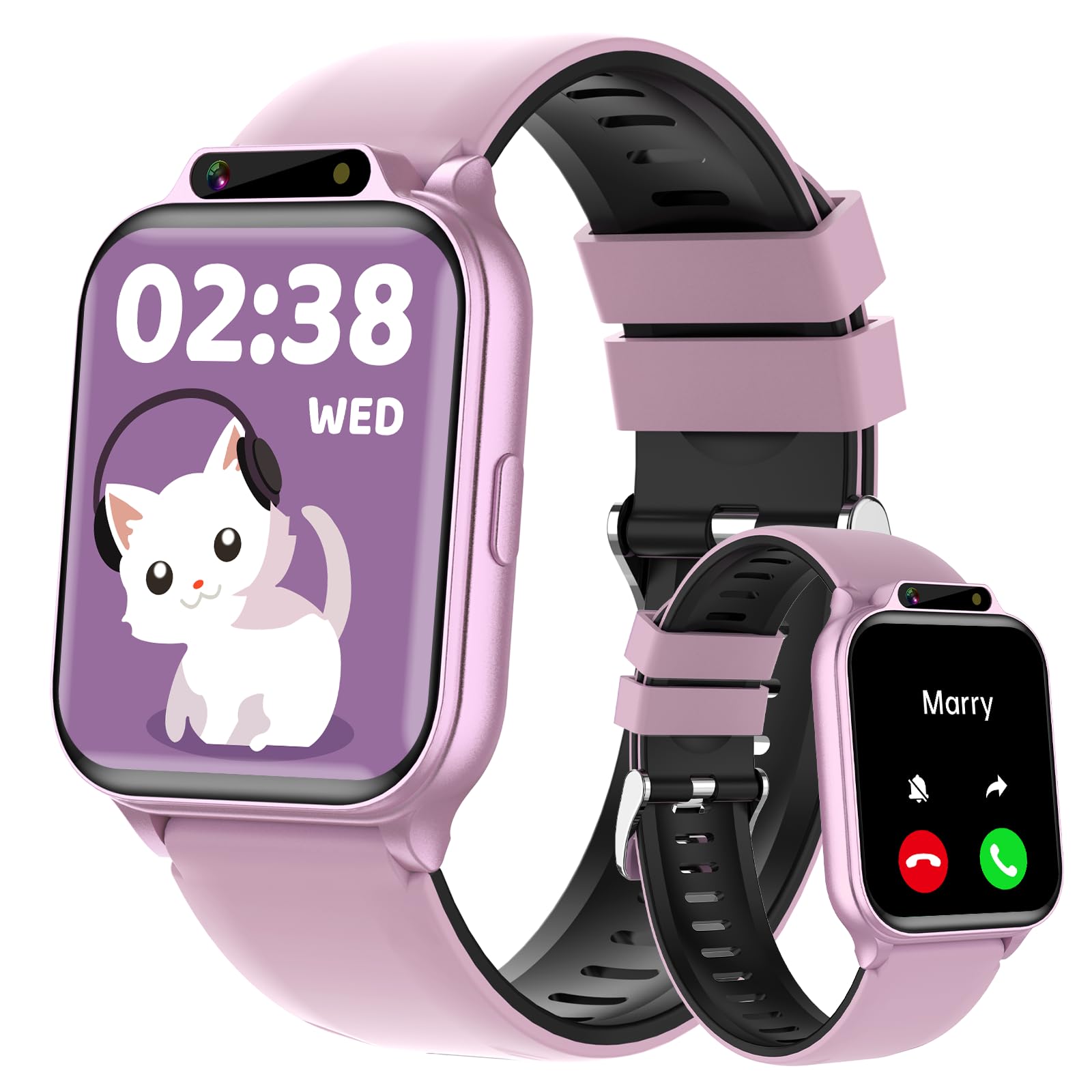 Monowul Smart Watch for Kids, 1.85" Fitness Tracker with Heart Rate, S - View 1