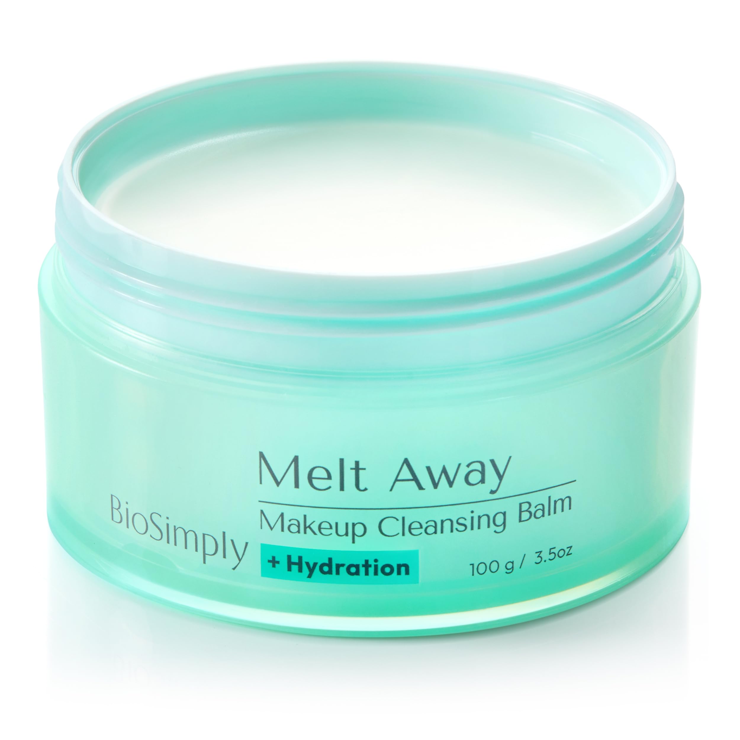BioSimply Cleansing Balm Makeup Remover, Melts Away Waterproof - Product Imagery