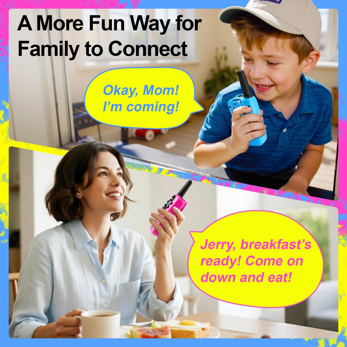 Walkie Talkies for Kids Games Outdoor Toys for 3 12 Year Old - SANJOIN Official Imagery - 6