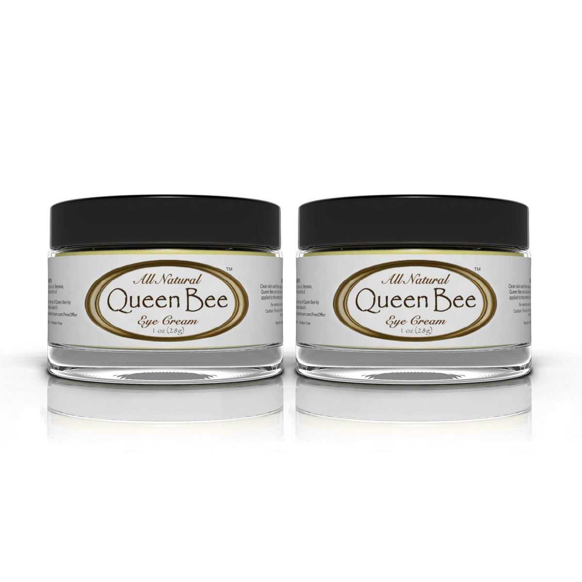 Queen Bee 2 Jars - Queen Bee Organic Under Eye Balm Official Imagery - 1