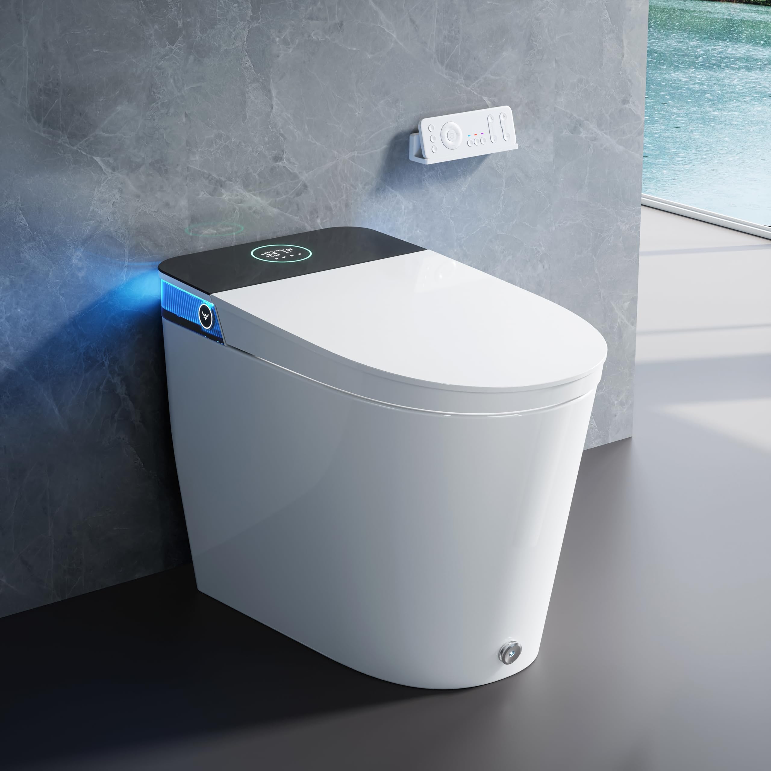 HOROW T38 Smart Toilet with Bidet, Auto Open/Close Lid, Deodoriza - HOROW Official Product View 9