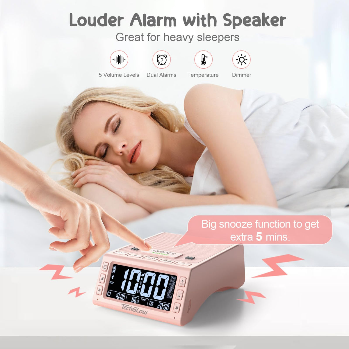 Foldable Cellphone Stand with Wireless Bluetooth Speaker - TechGlow Official Imagery - 4